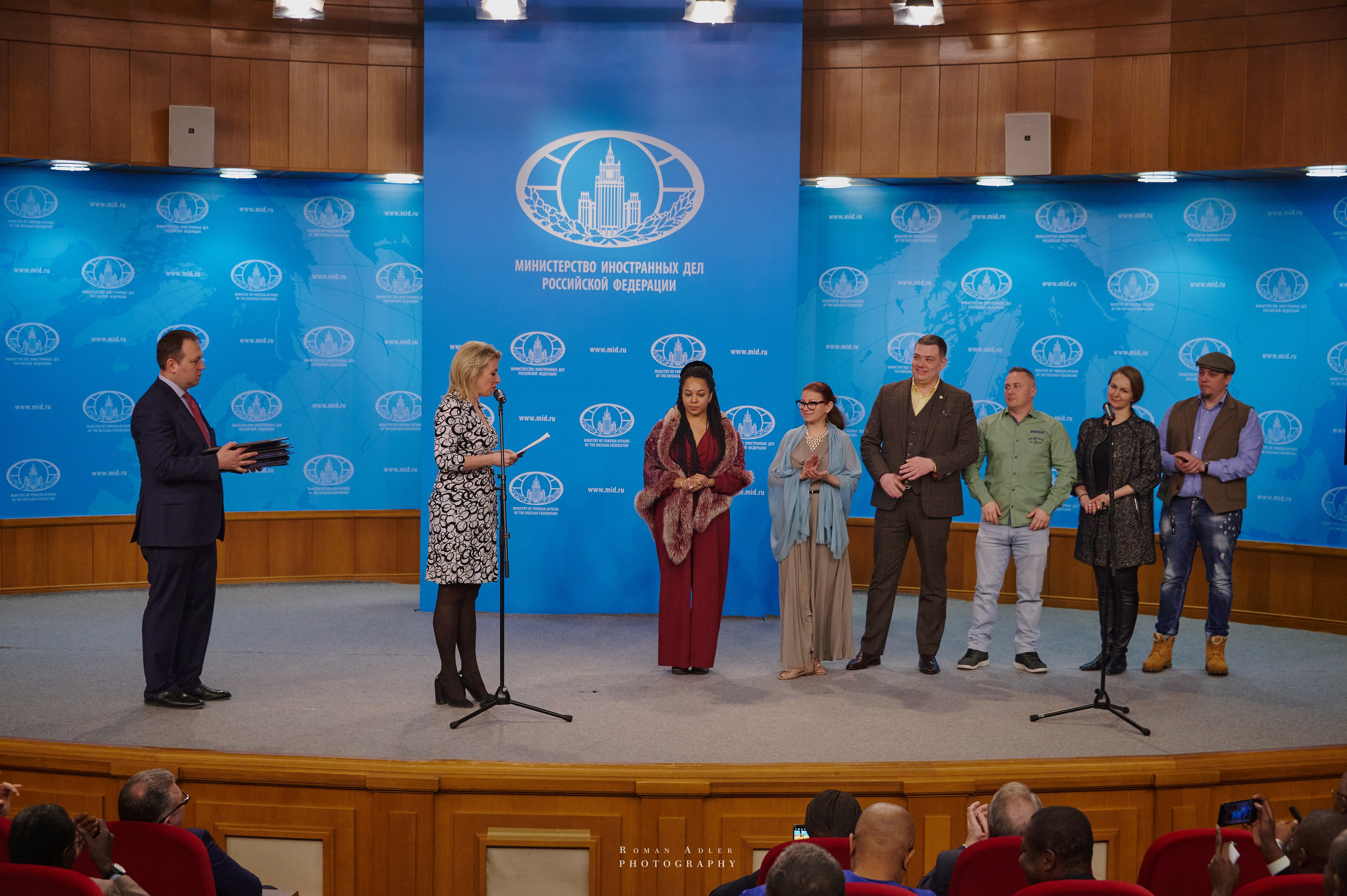 Презентация киноленты «Black to USSR». Фотограф Роман Адлер