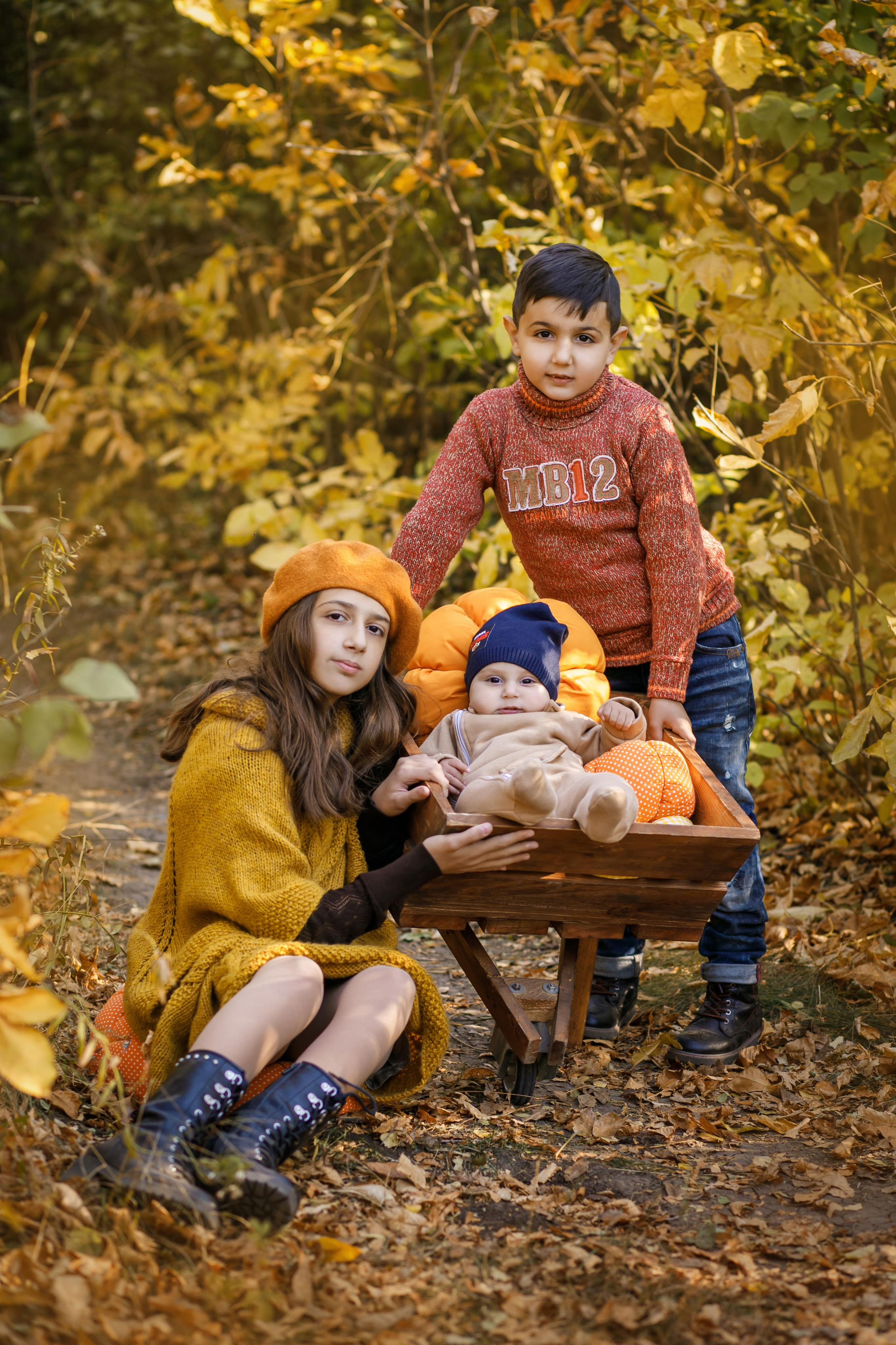 Осенняя прогулка в Ботаническом саду. Семейный и детский фотограф в Ростове-на-Дону