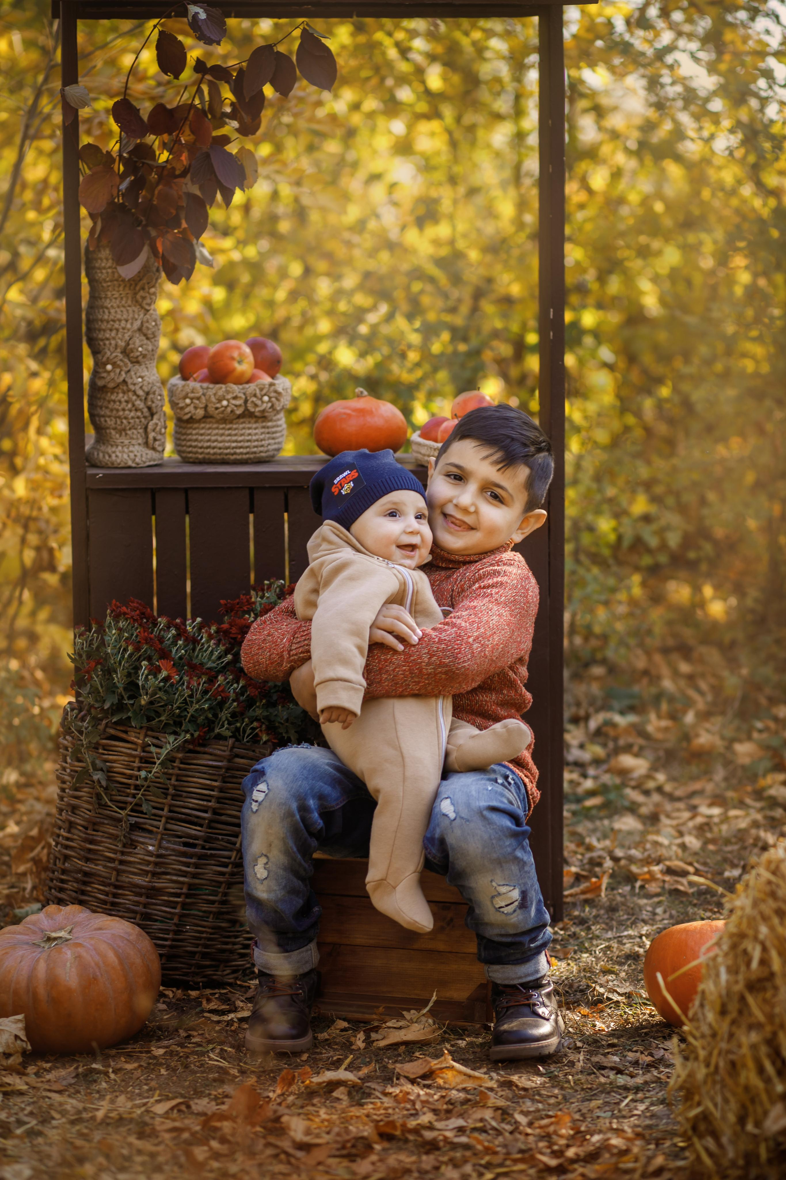 Осенняя прогулка в Ботаническом саду. Семейный и детский фотограф в Ростове-на-Дону