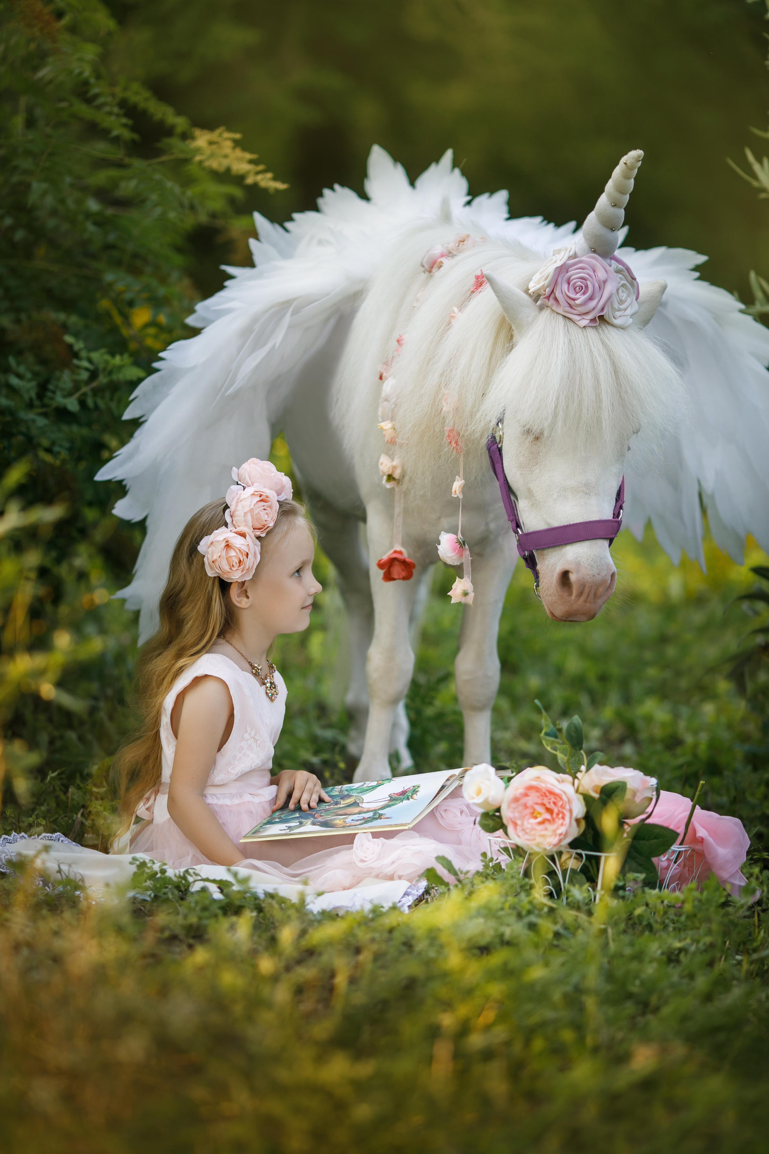 Летняя встреча с единорогом. Семейный и детский фотограф в Ростове-на-Дону