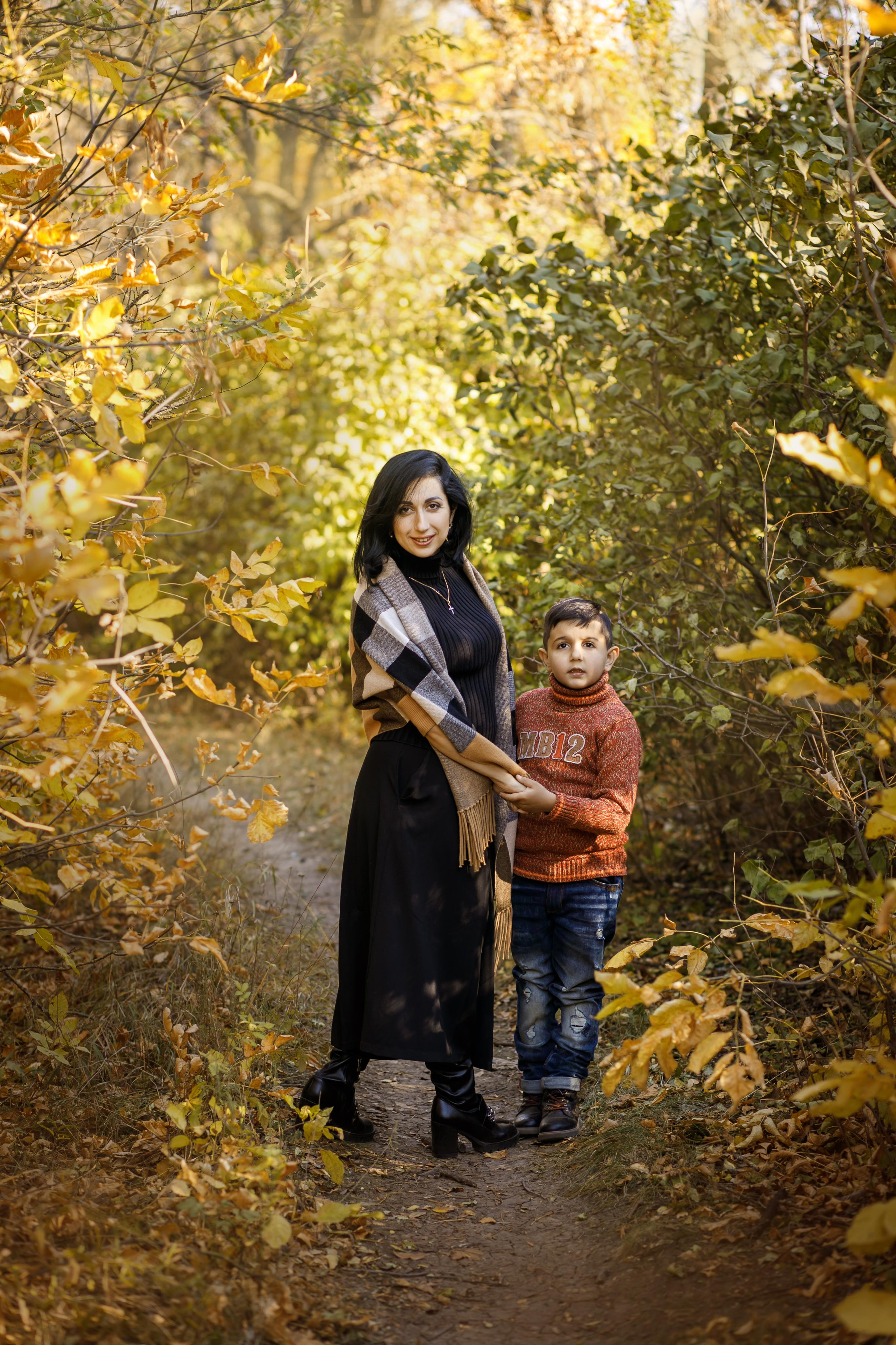 Осенняя прогулка в Ботаническом саду. Семейный и детский фотограф в Ростове-на-Дону