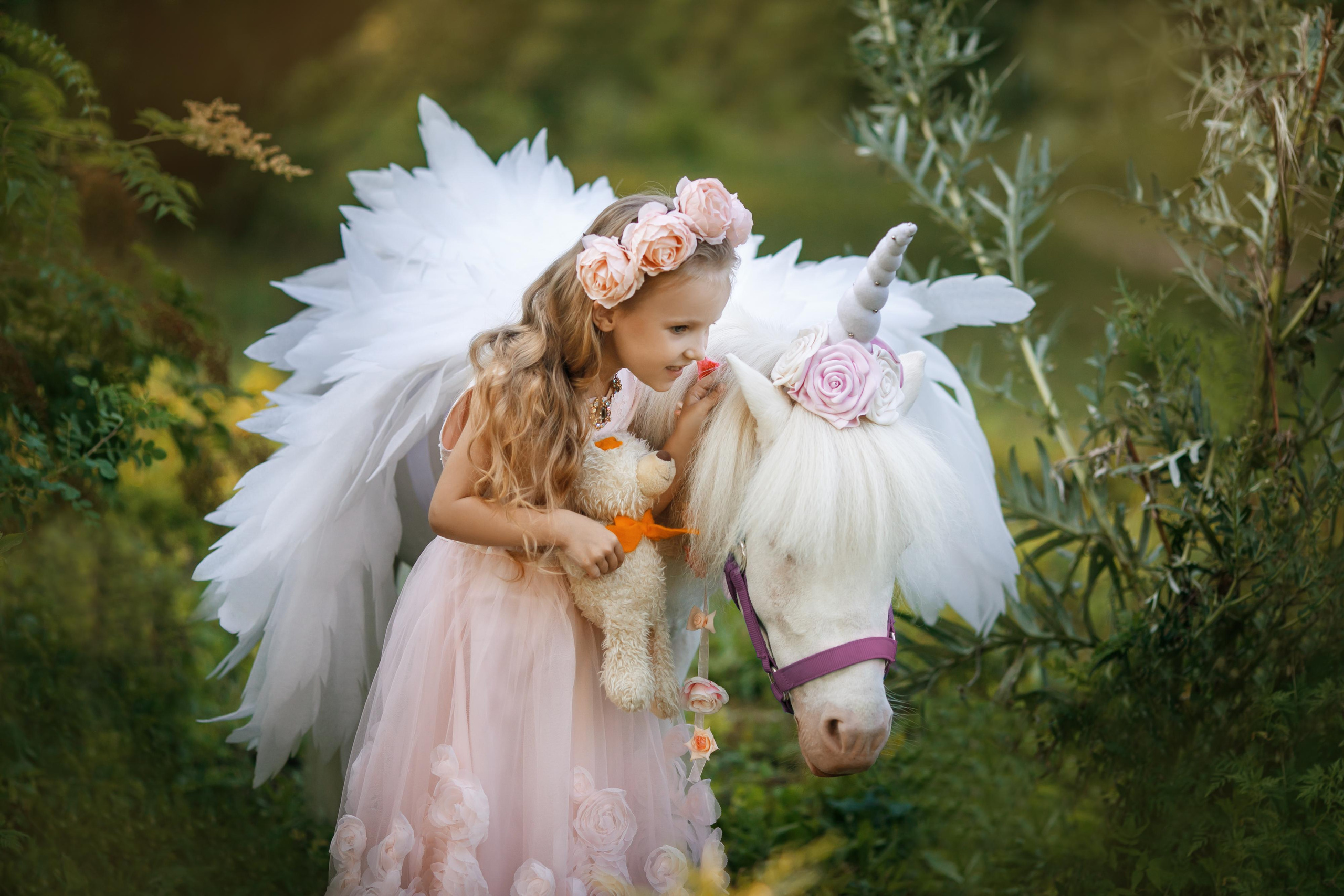 Летняя встреча с единорогом. Семейный и детский фотограф в Ростове-на-Дону