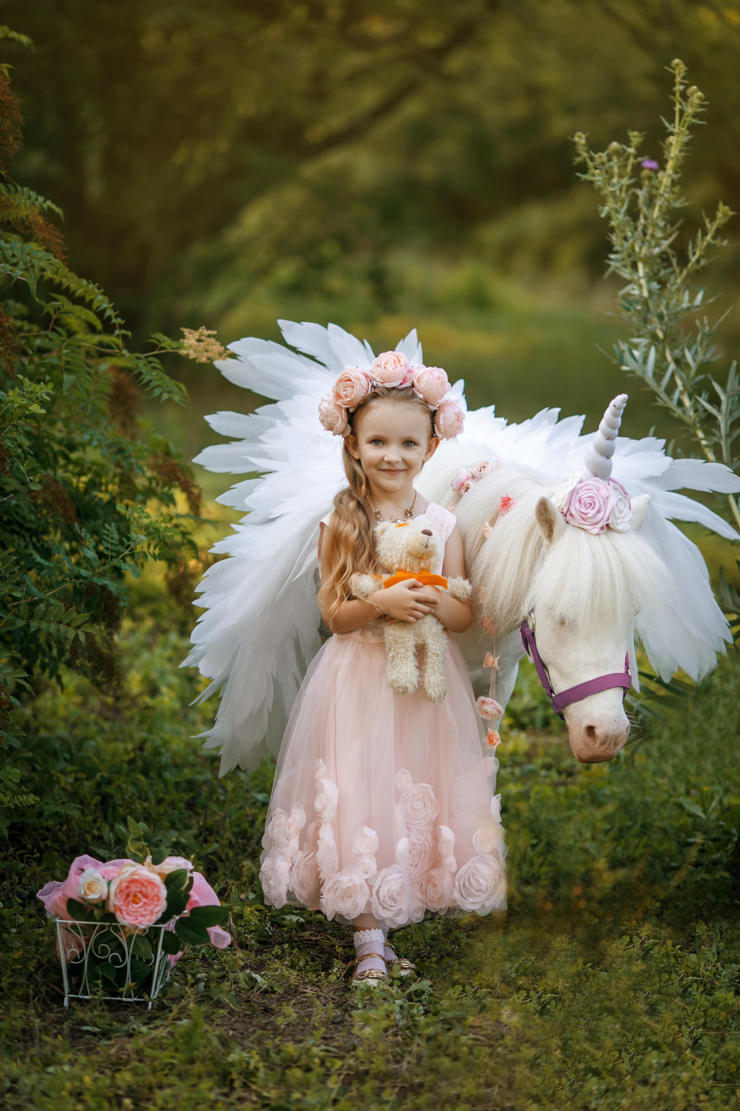 Летняя встреча с единорогом. Семейный и детский фотограф в Ростове-на-Дону