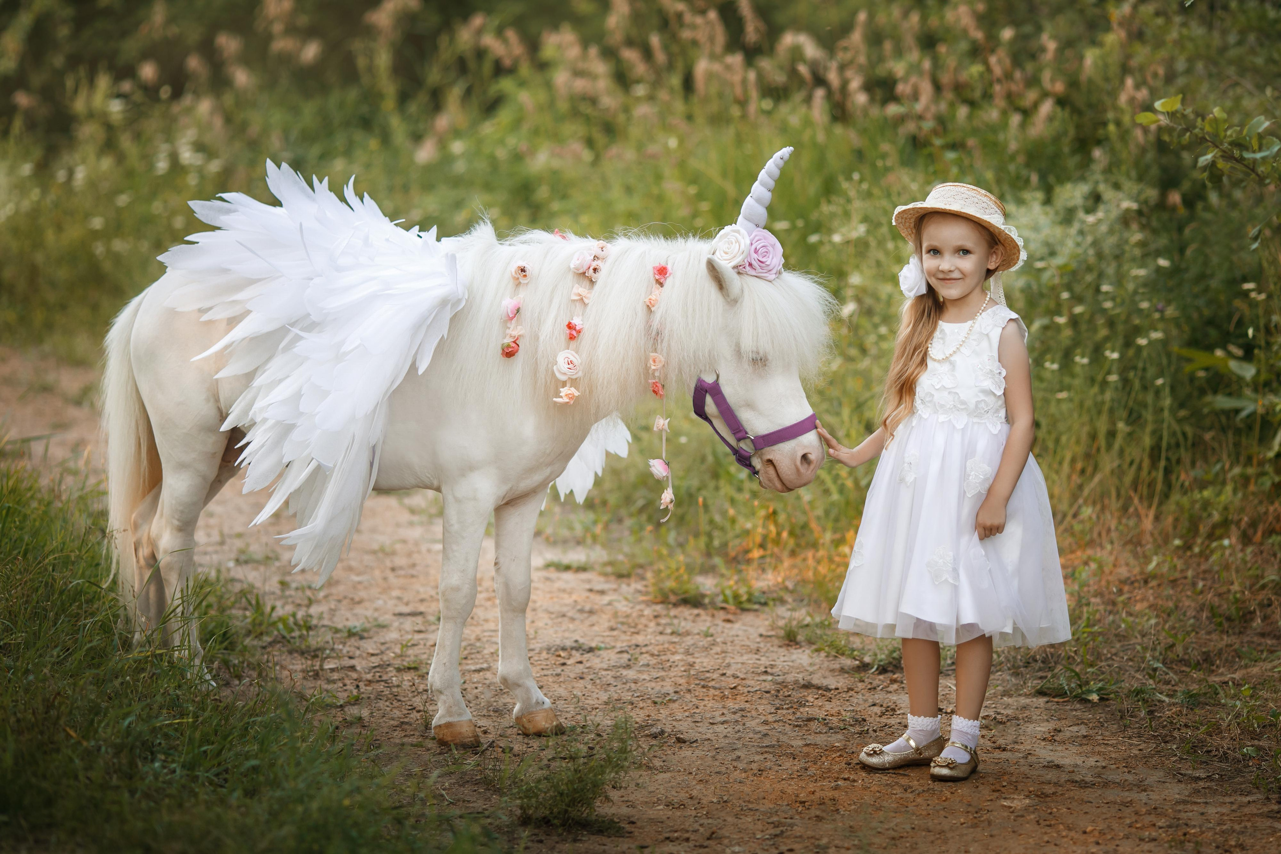 Летняя встреча с единорогом. Семейный и детский фотограф в Ростове-на-Дону