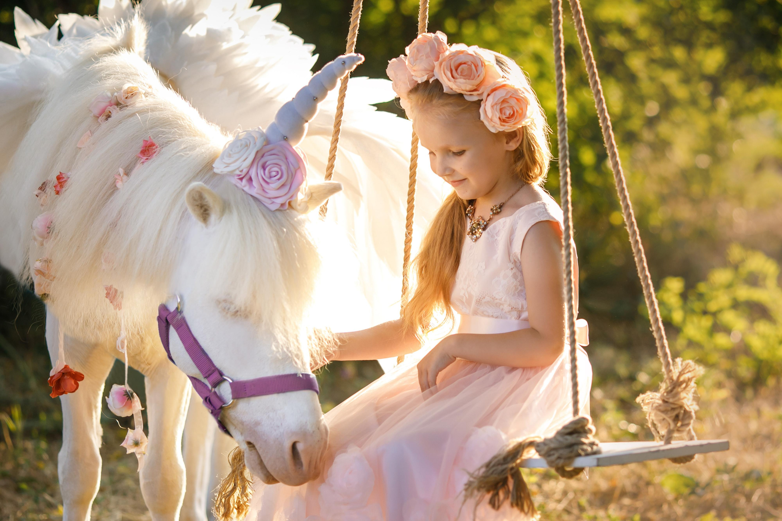 Летняя встреча с единорогом. Семейный и детский фотограф в Ростове-на-Дону