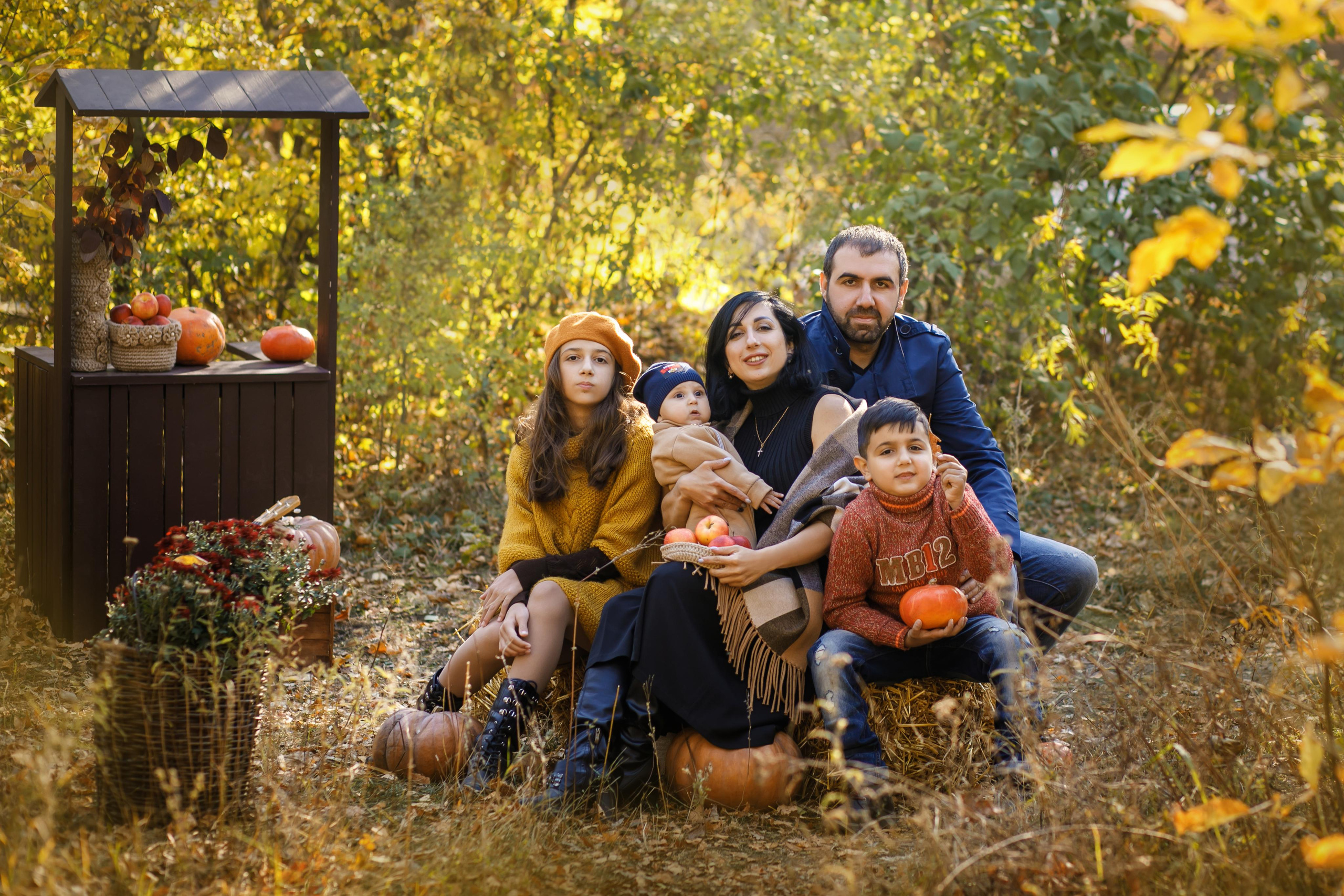 Осенняя прогулка в Ботаническом саду. Семейный и детский фотограф в Ростове-на-Дону
