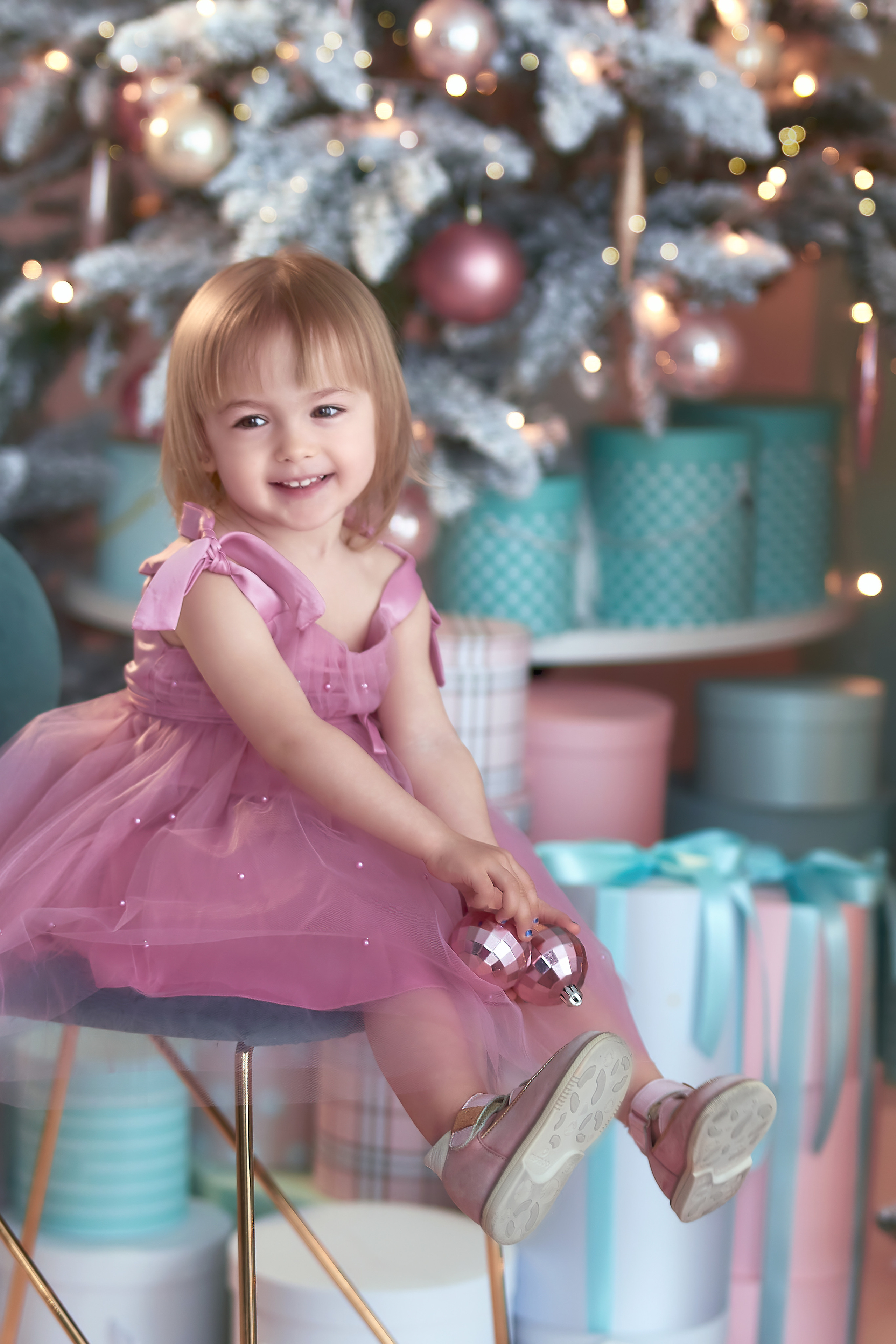 Новогодняя фотосессия в студии PinkMoonStudio в Геленджике