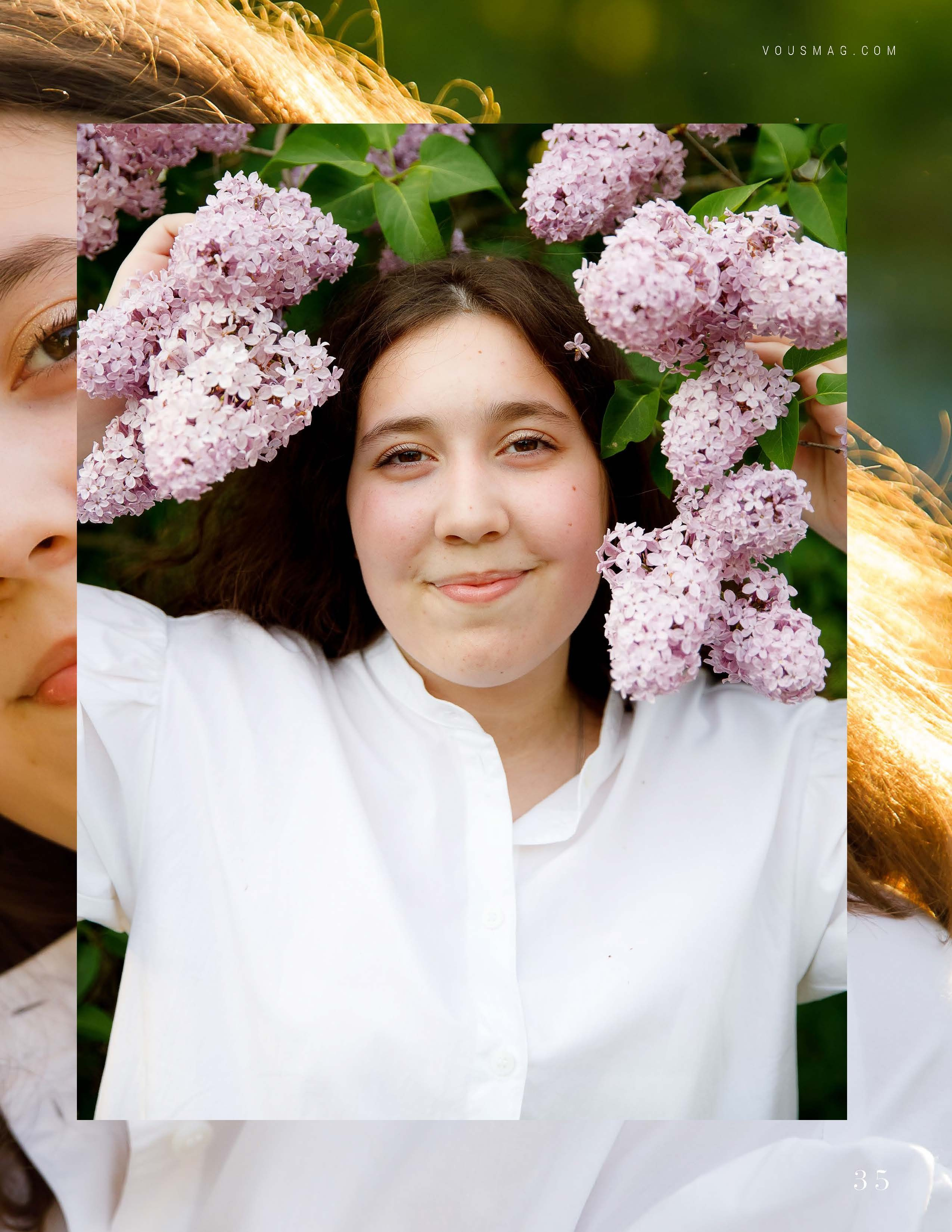 Публикация в итальянском журнале VOUS. Портретный и семейный фотограф Юлия Герман