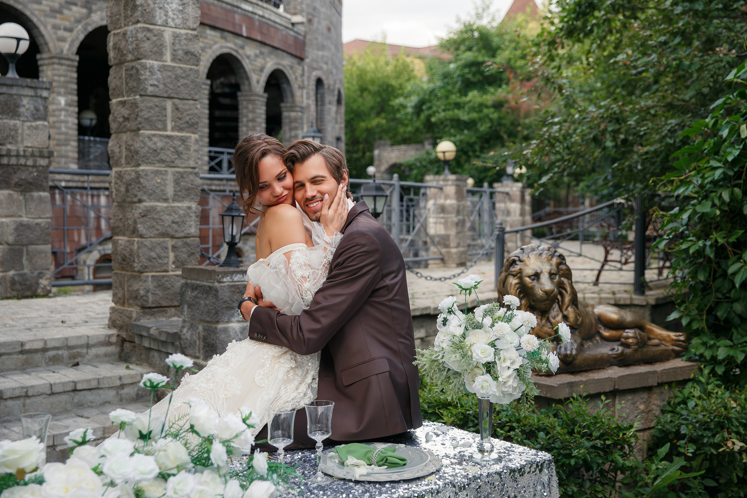 Свадебная фотосессия в парк отеле Немчиновка. Свадебный фотограф Москва и МО Сергей Киржаев