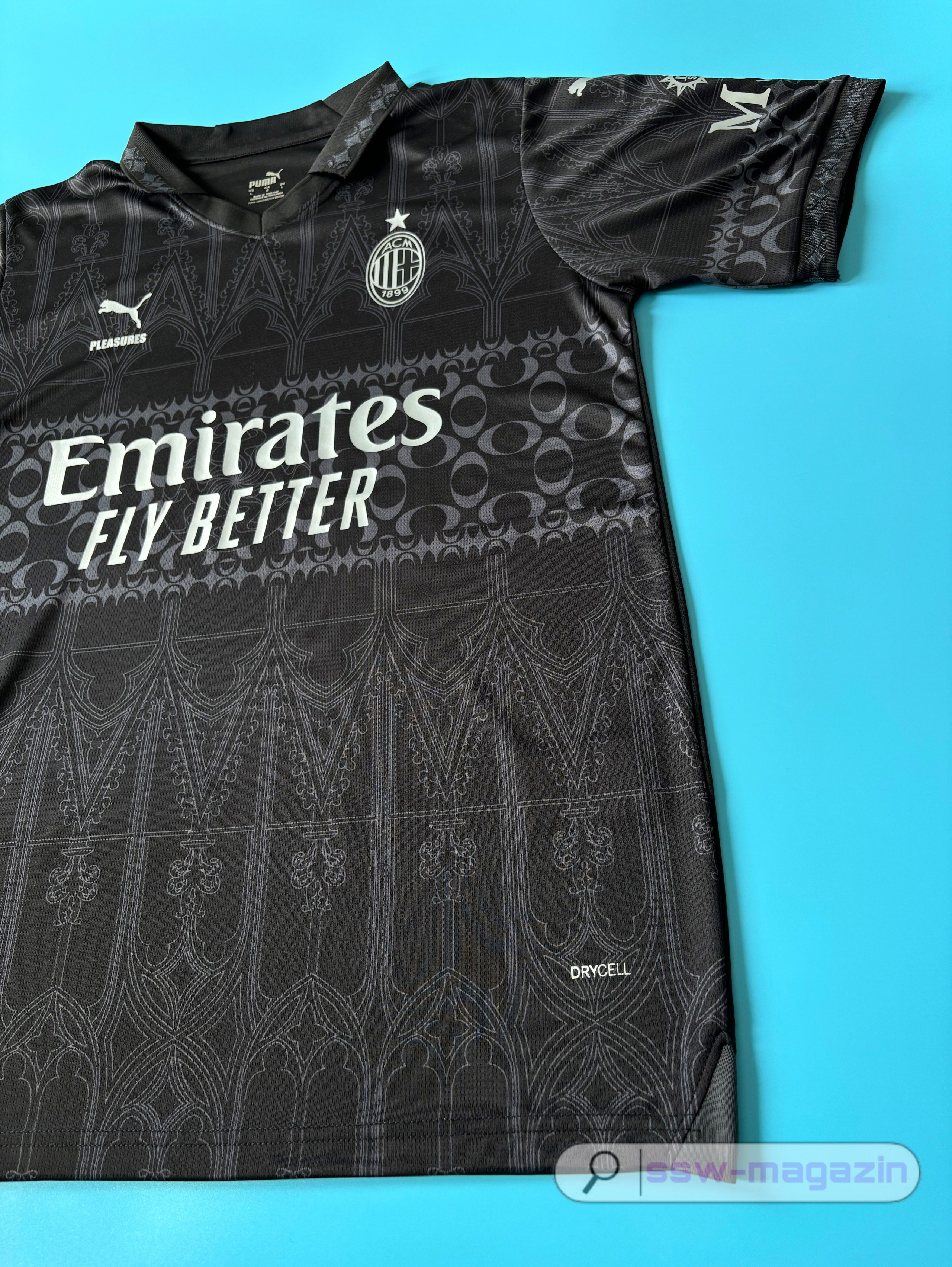 Футболка AC Milan Pleasures 2024-2025 купить. Футбольный магазин — ssw_magazin