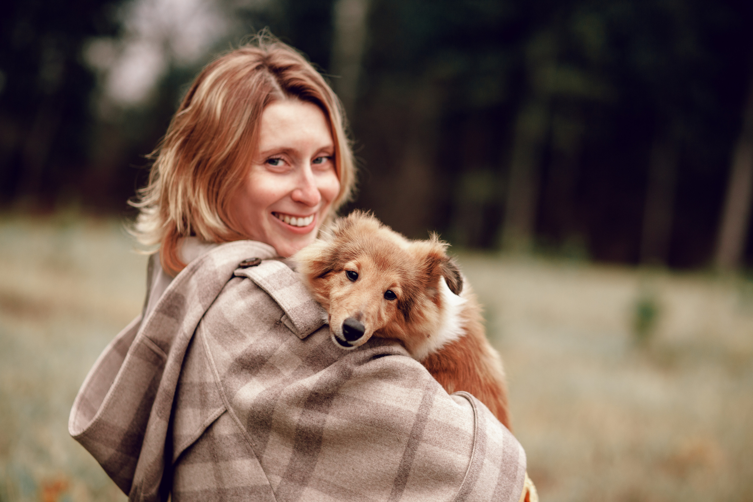 Про человека и собаку. Портретная и семейная фотосъемка в Москве