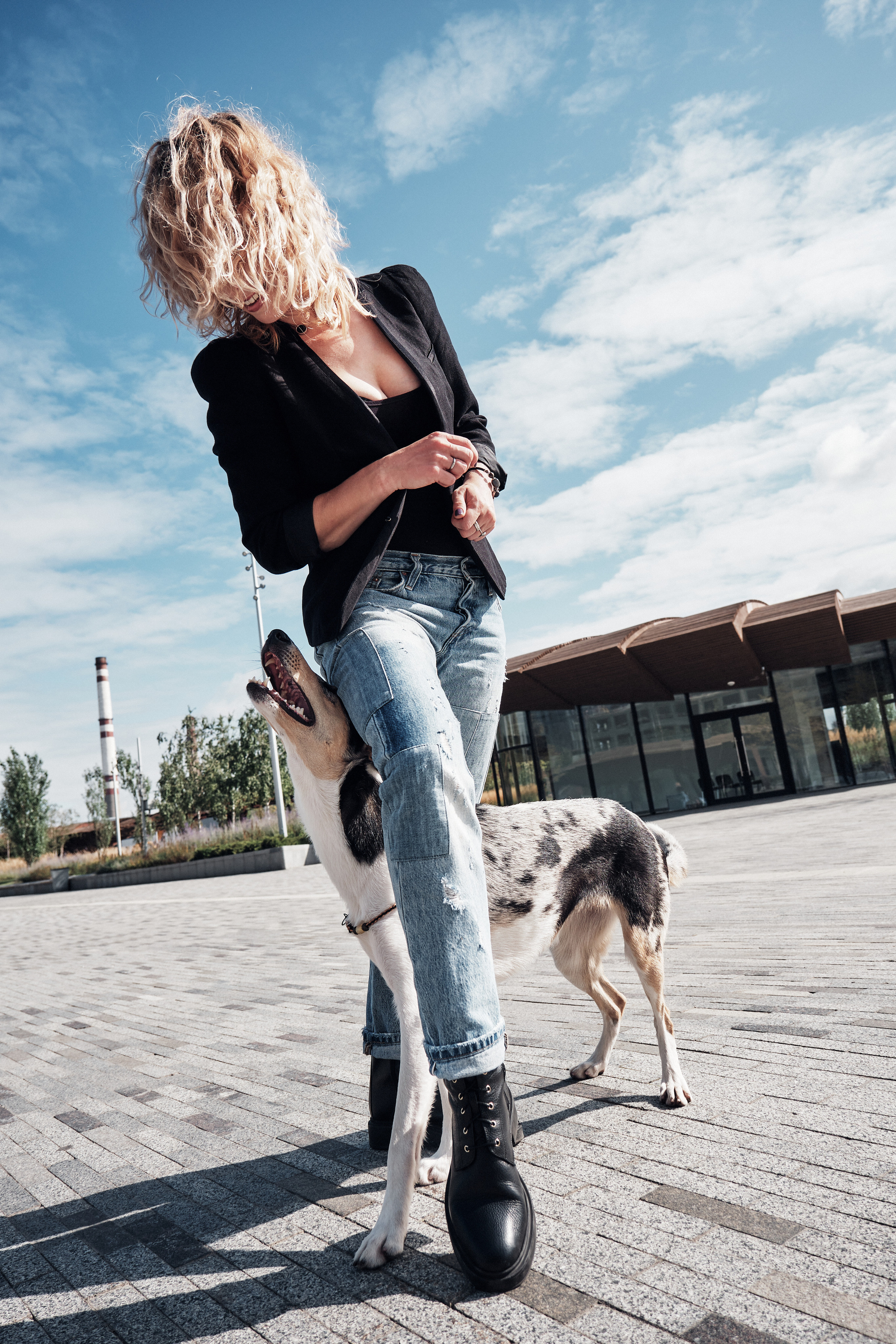 Про человека и собаку. Портретная и семейная фотосъемка в Москве