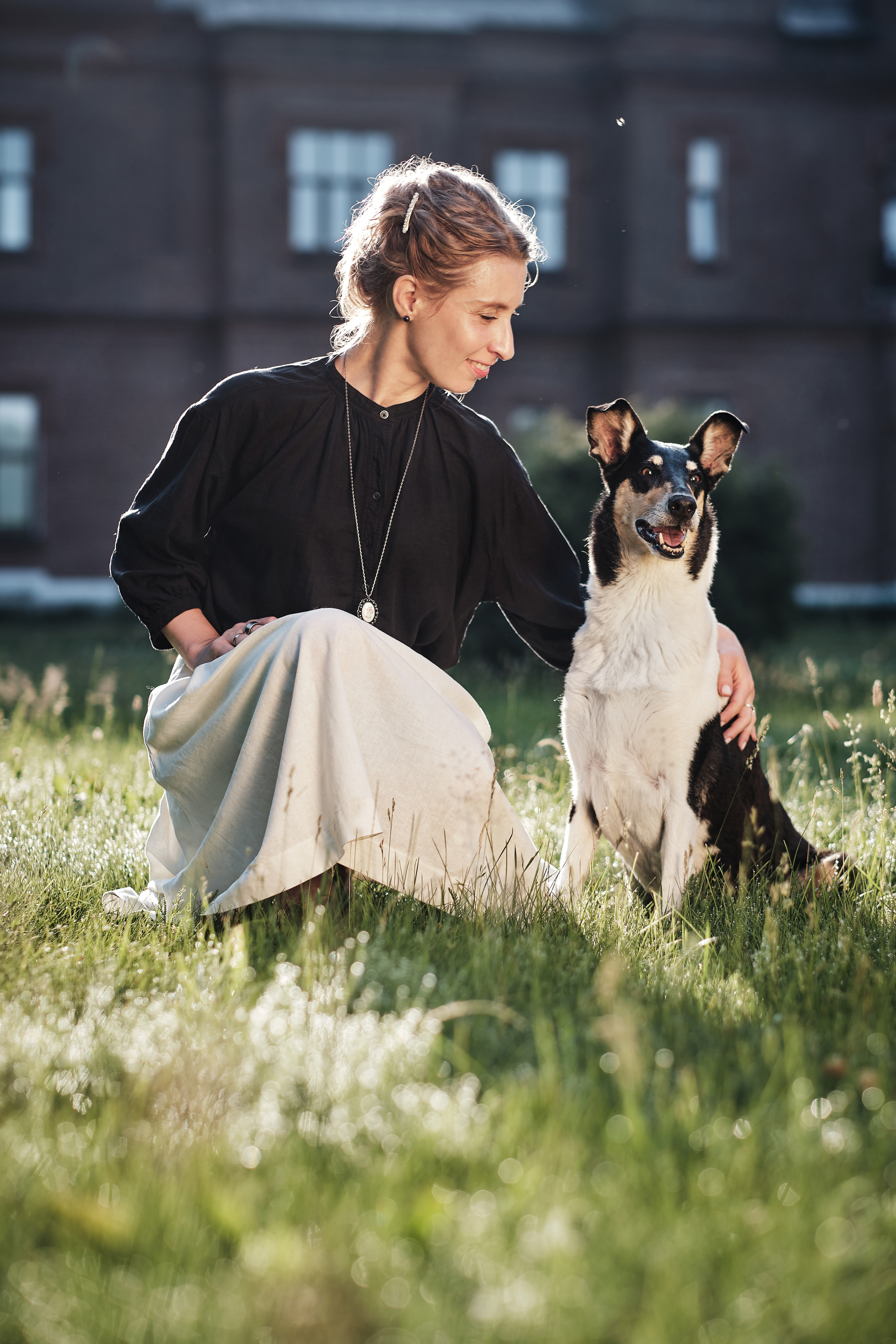 Про человека и собаку. Портретная и семейная фотосъемка в Москве
