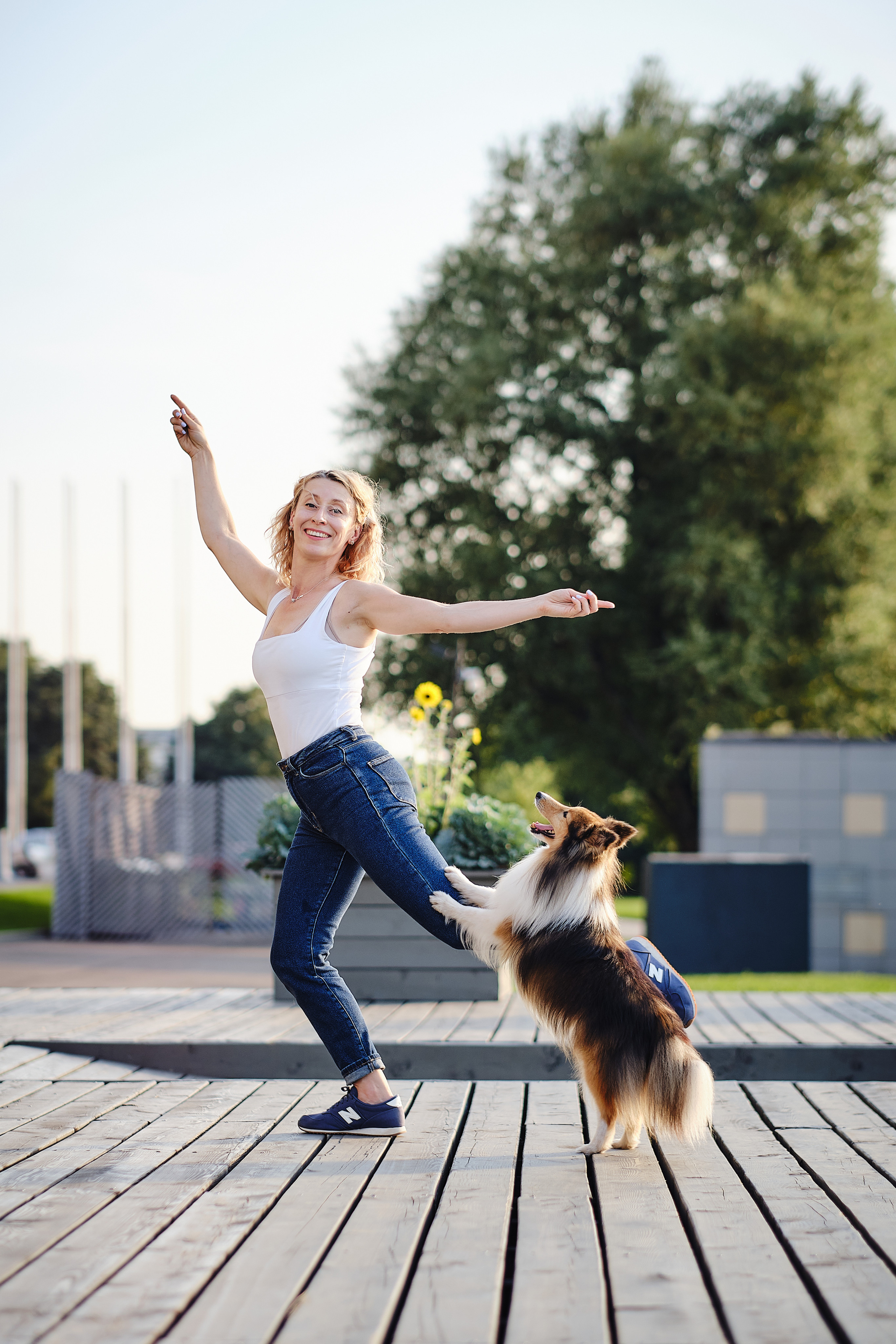 Про человека и собаку. Портретная и семейная фотосъемка в Москве