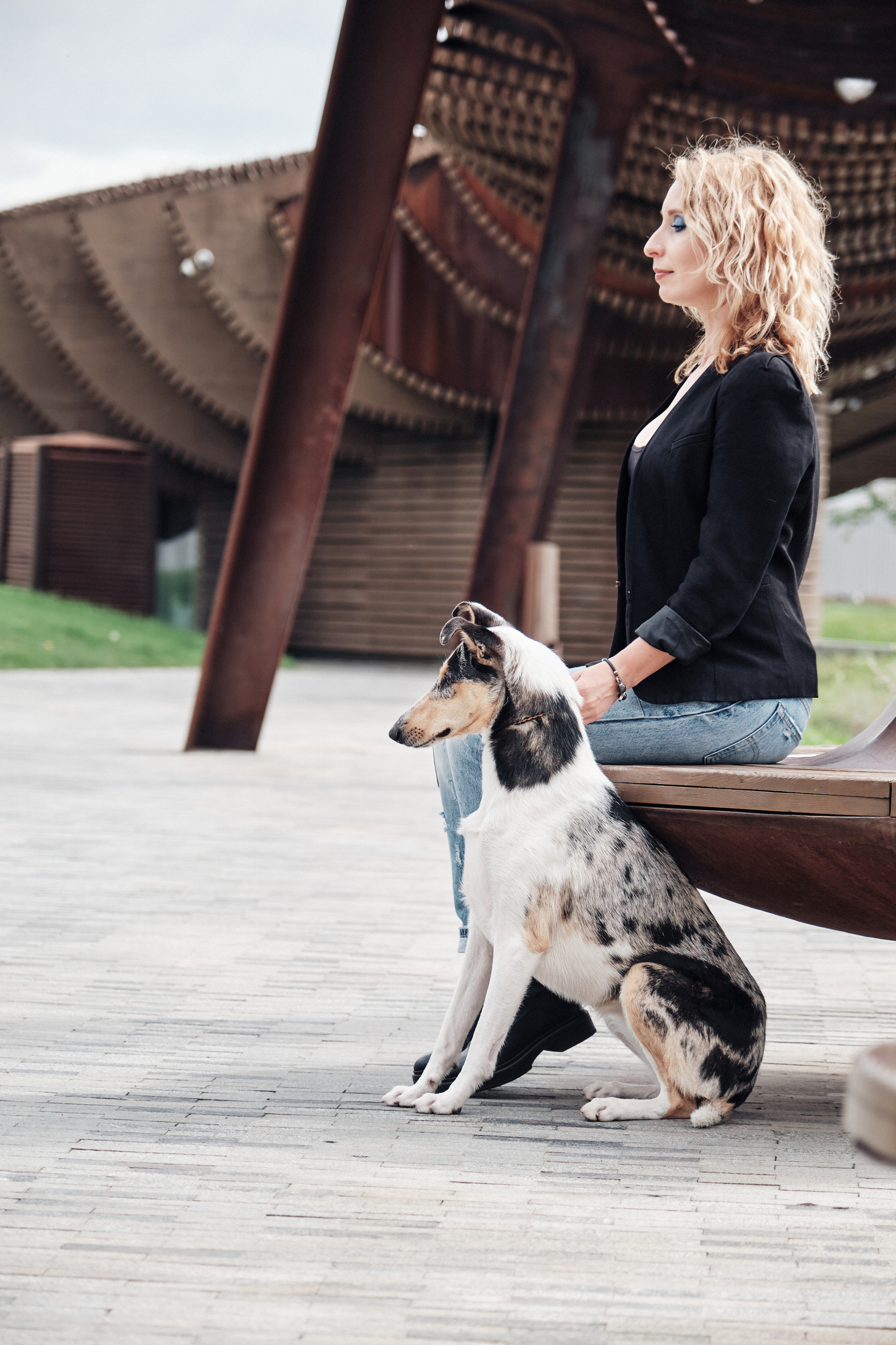 Про человека и собаку. Портретная и семейная фотосъемка в Москве