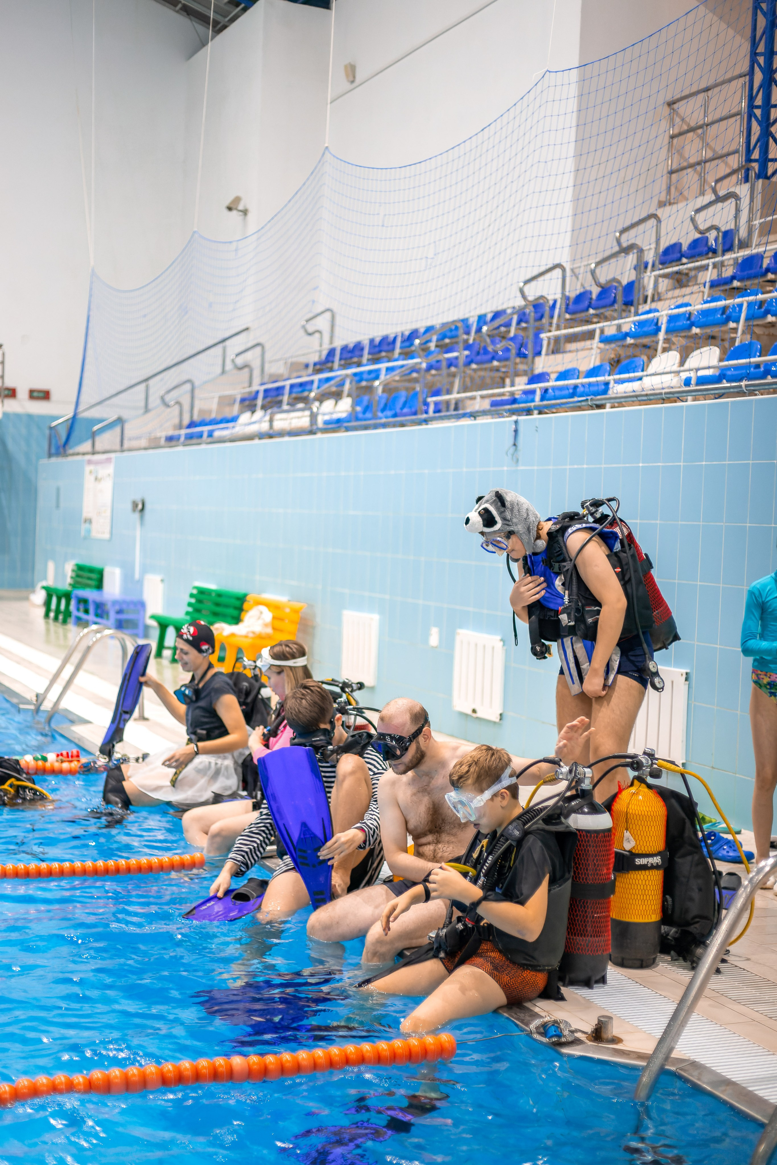 Детский дайвинг в клубе «Капитан Морган», Минск. Дайвинг-клуб «Капитан Морган», Беларусь