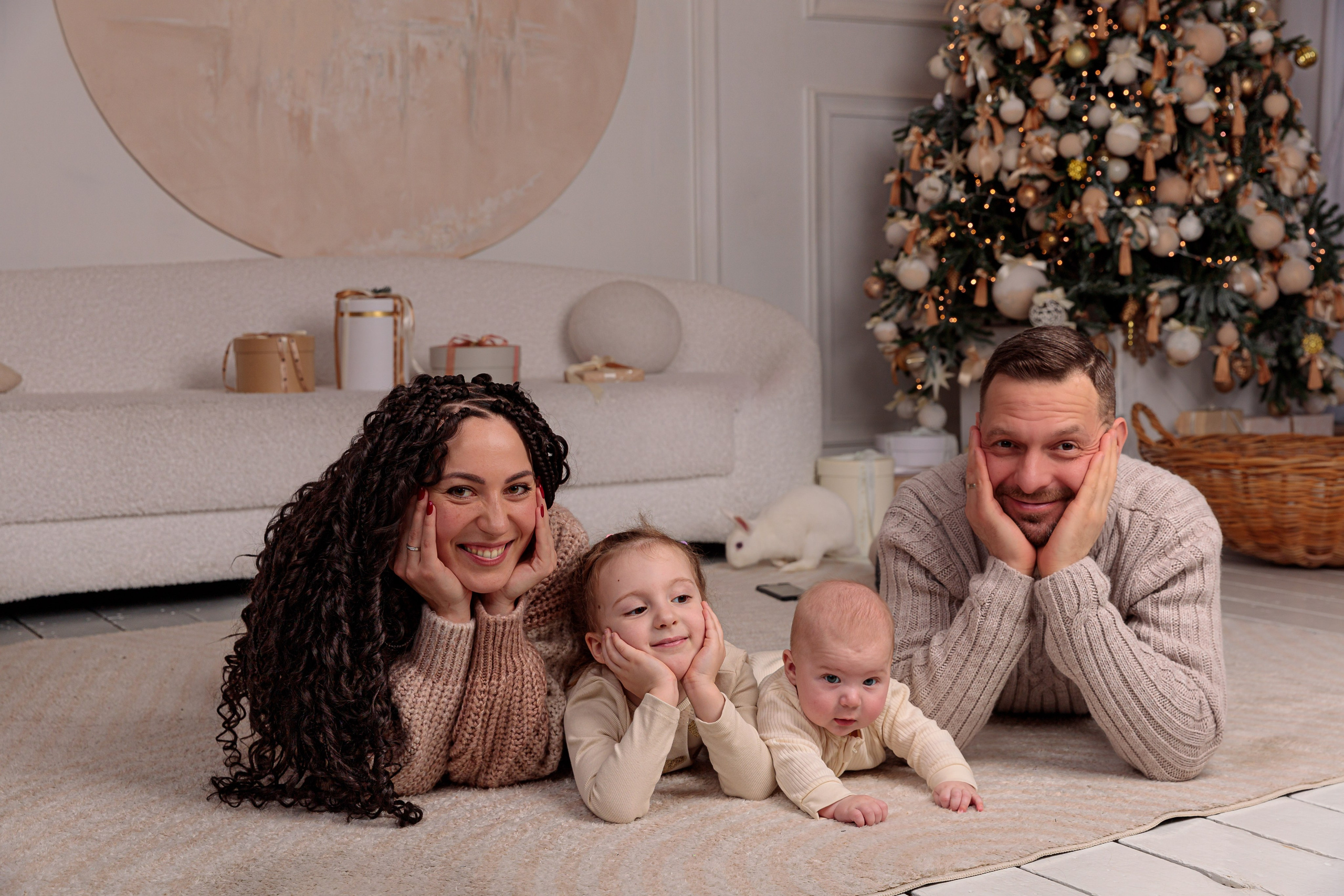 Семейная фотосессия. Фотосессии в студии СПб Портретный фотограф — Юрий Торлопов