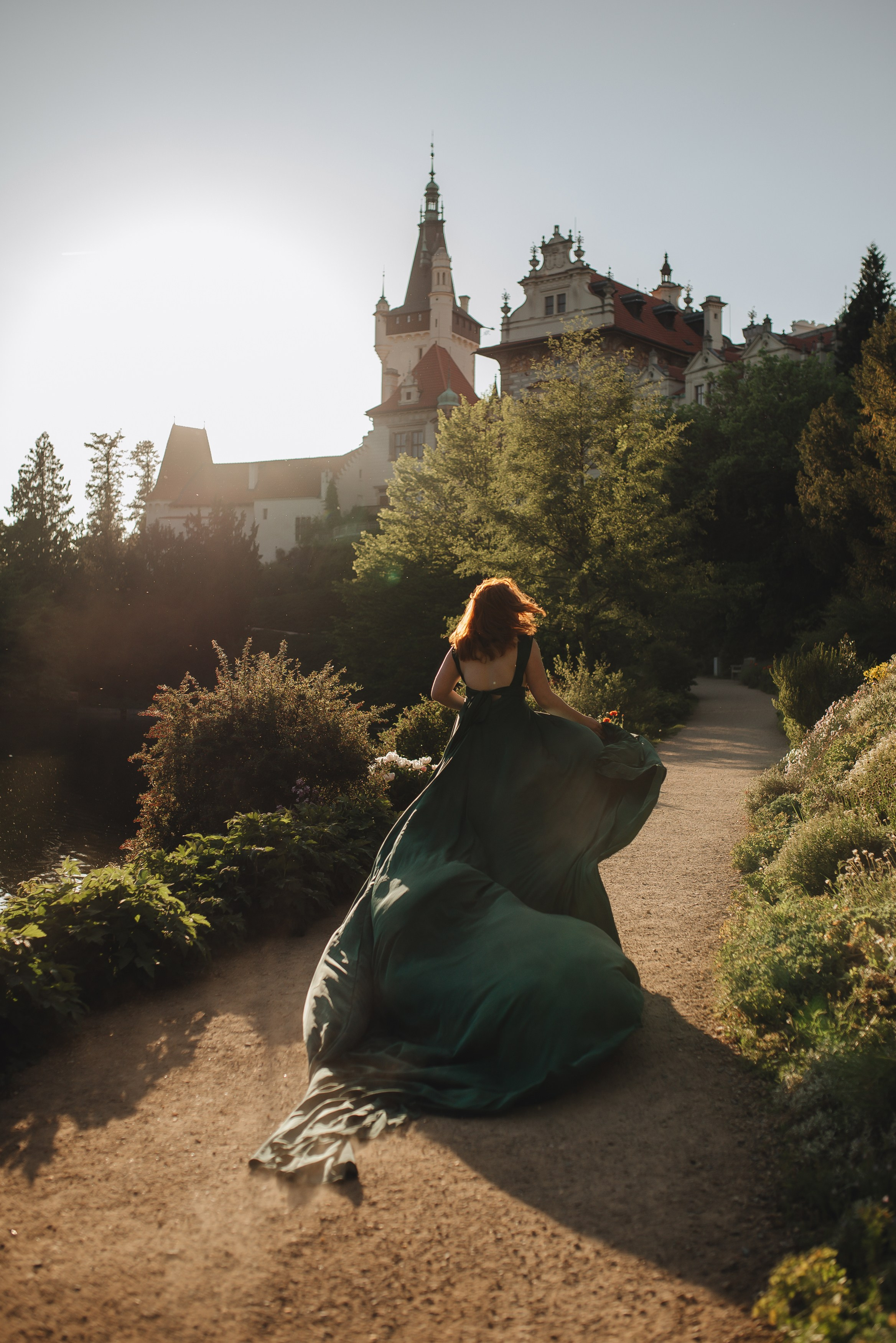 Фотосессия в летящем платье для Евгении. Фотограф Прага | Photographer Prague| Фотограф в Праге Яра Куркус