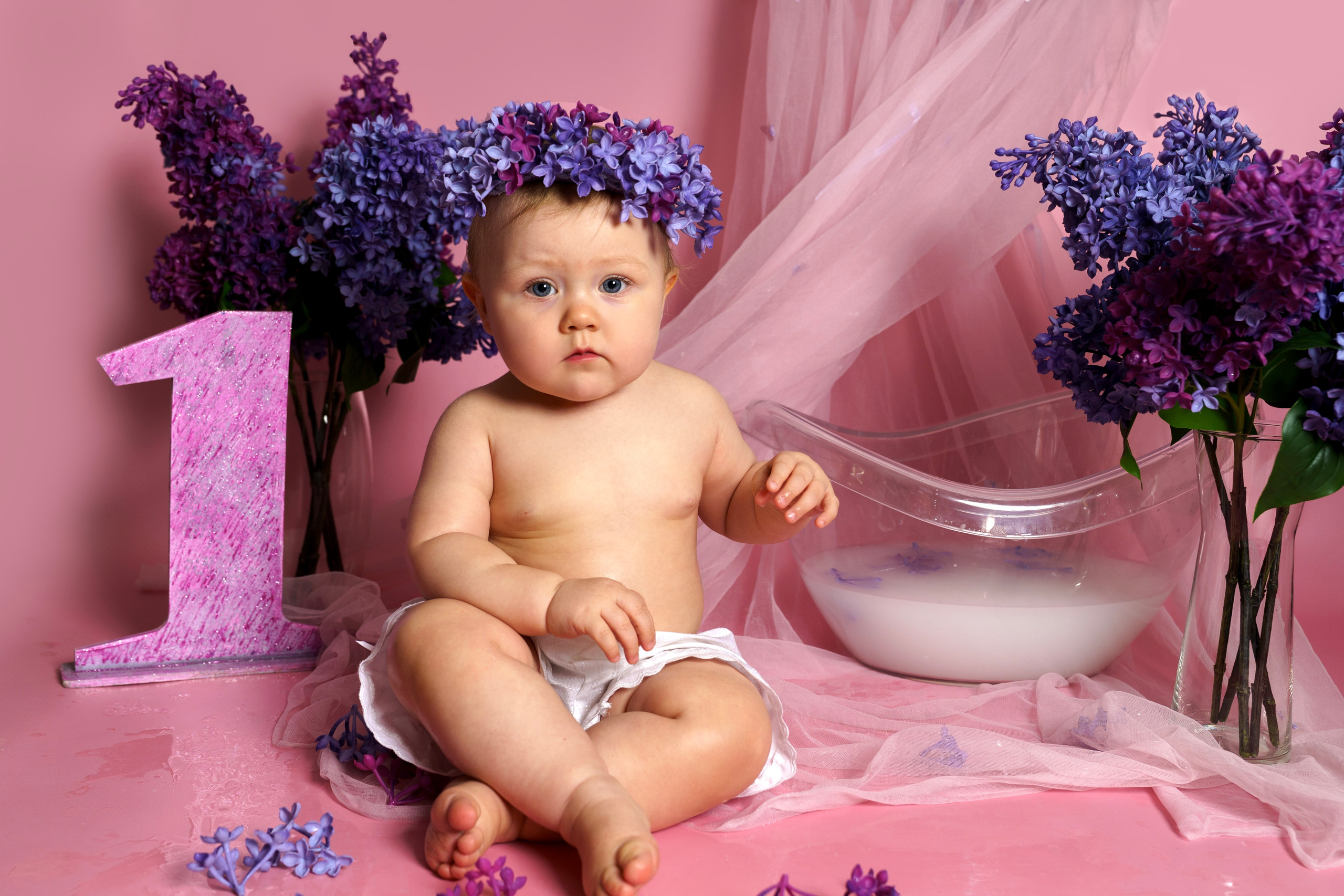 Фотосессия ГОДОВАСИЕ. Фотограф новорожденных, детей до года и беременных в Симферополе