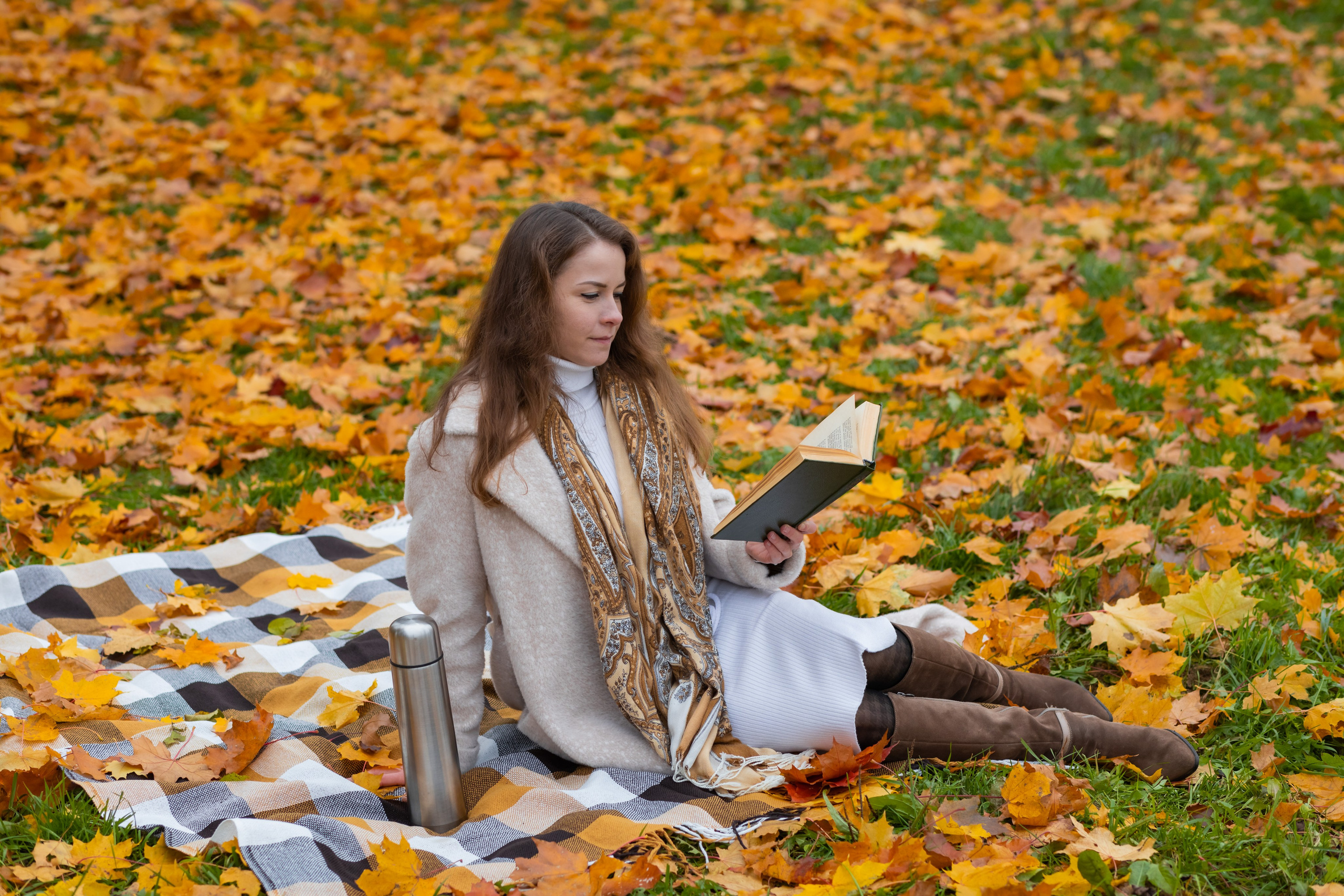 Осеняя фотосессия в Петергофе