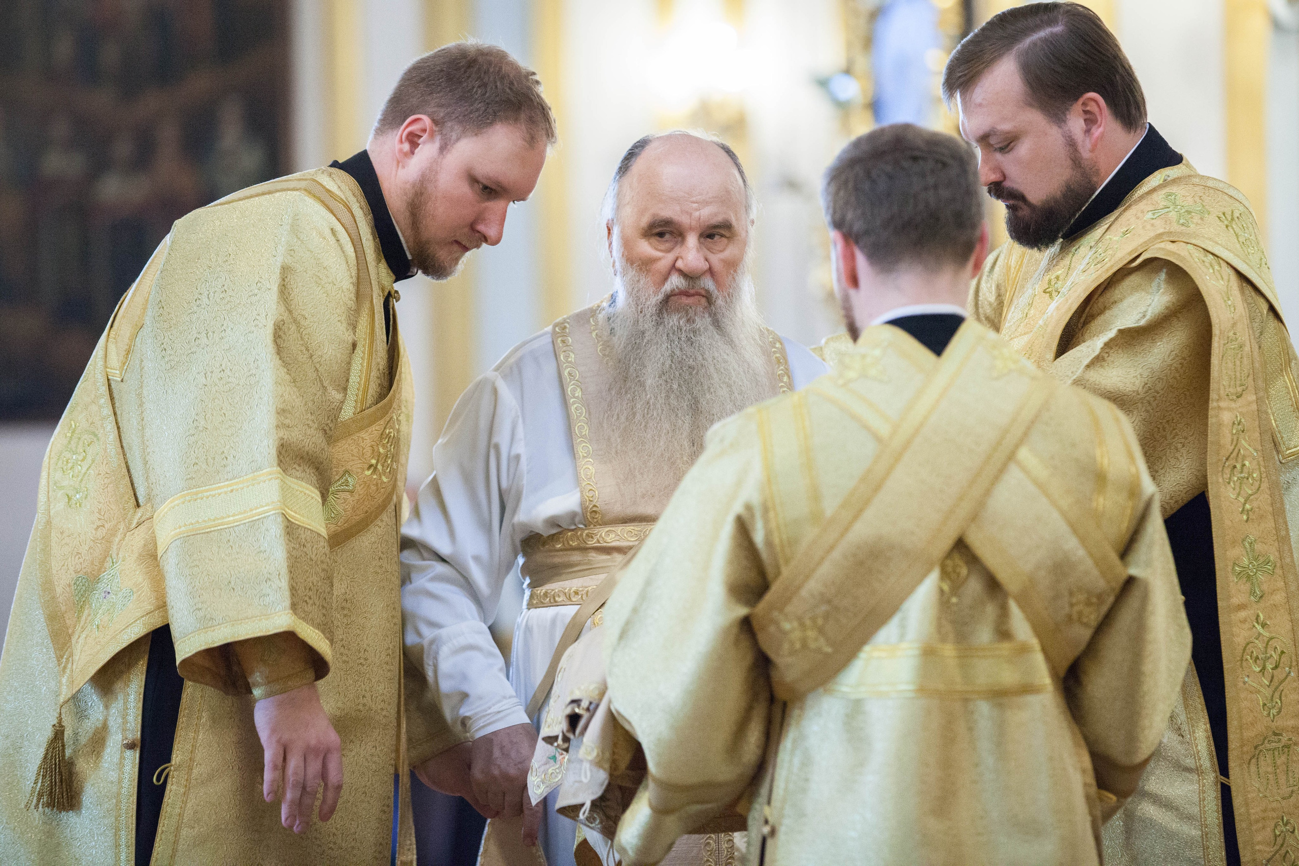 МИТРОПОЛИТ ВАРСОНОФИЙ СОВЕРШИЛ БОЖЕСТВЕННУЮ ЛИТУРГИЮ В НИКОЛО-БОГОЯВЛЕНСКОМ СОБОРЕ. НИКОЛО-БОГОЯВЛЕНСКИЙ МОРСКОЙ СОБОР