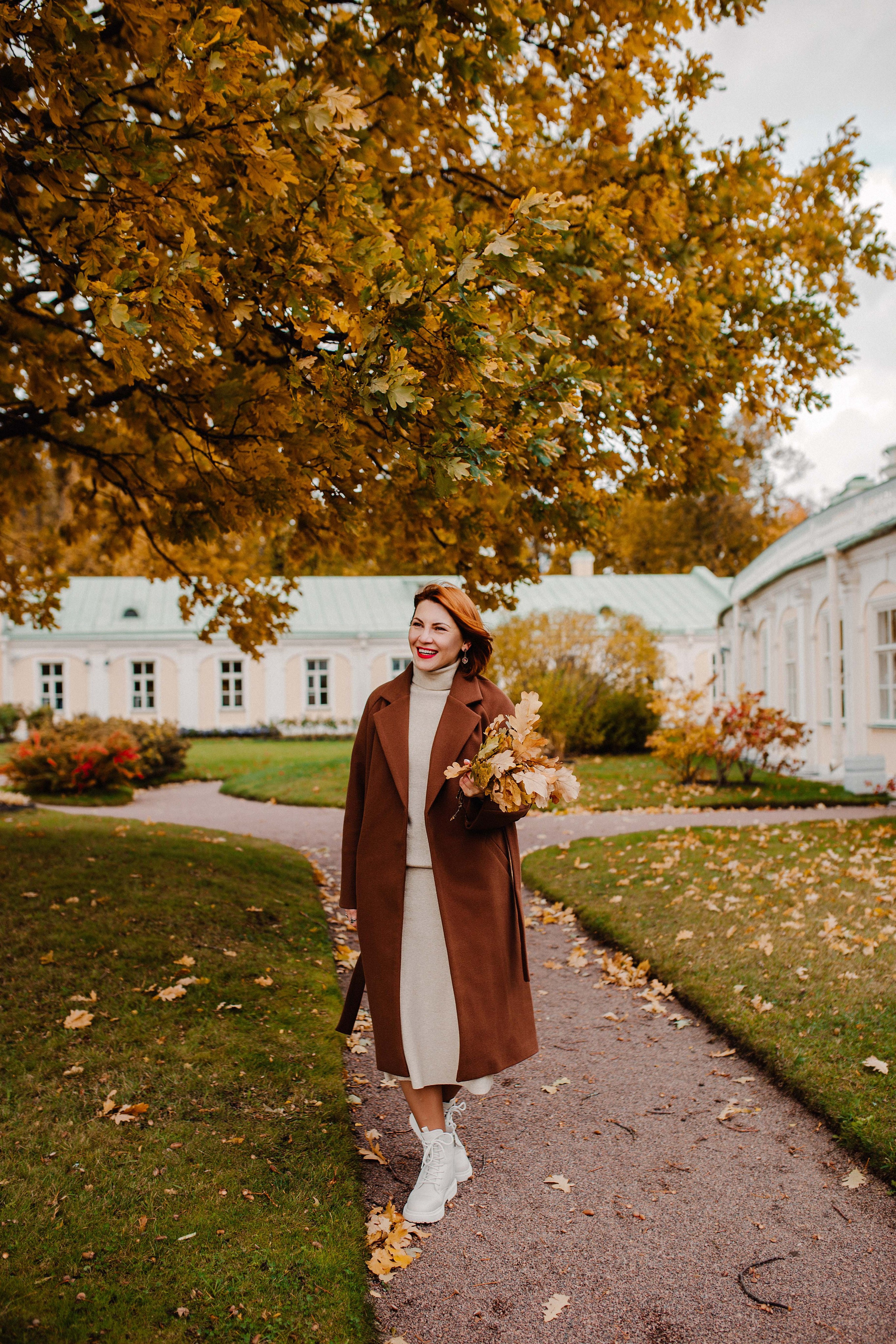 Прогулка в осеннем парке Ораниенбаум. Семейный и индивидуальный фотограф в Санкт-Петербурге Маргарита Щипкова