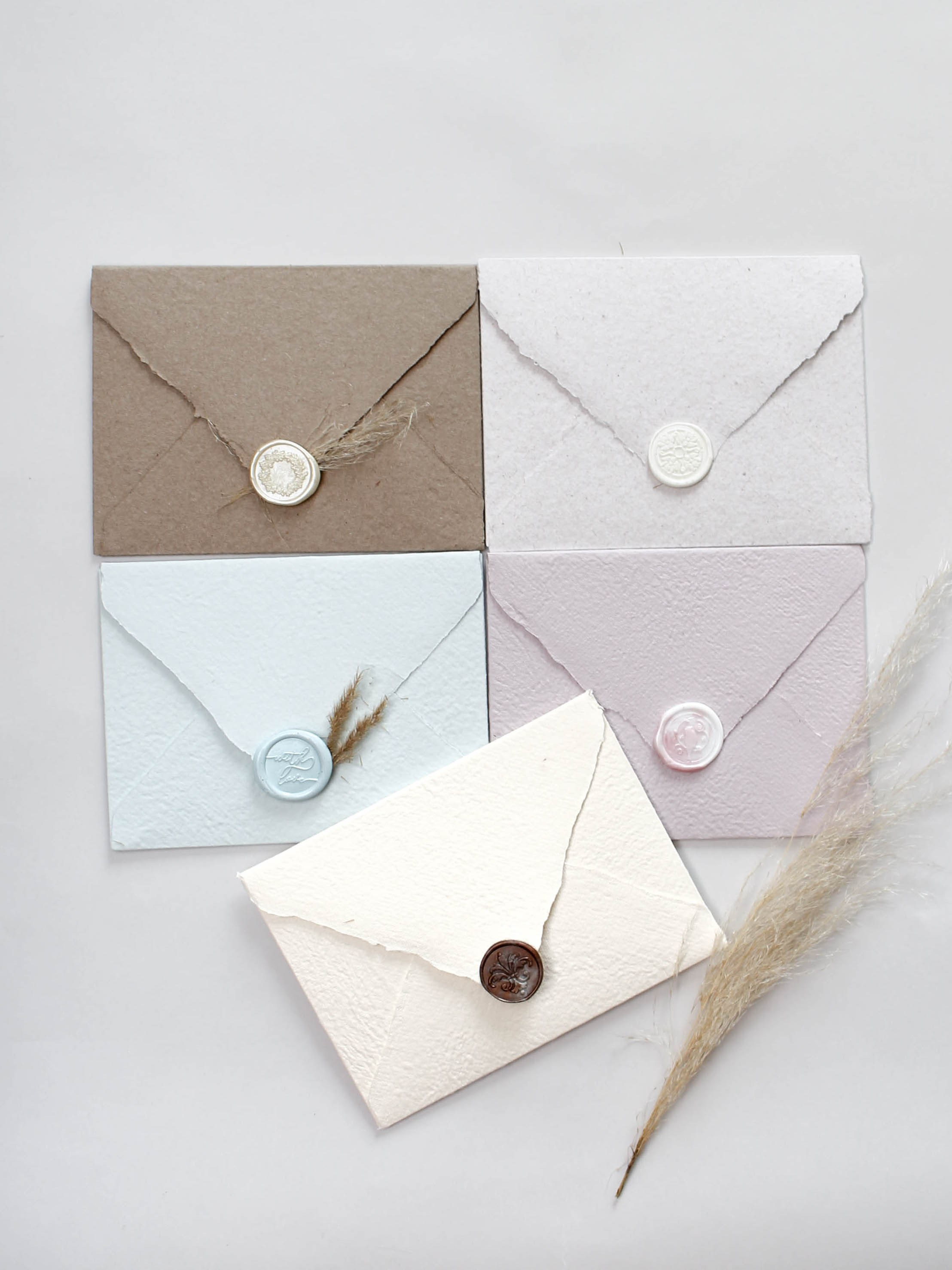 конверты из бумаги ручного литья