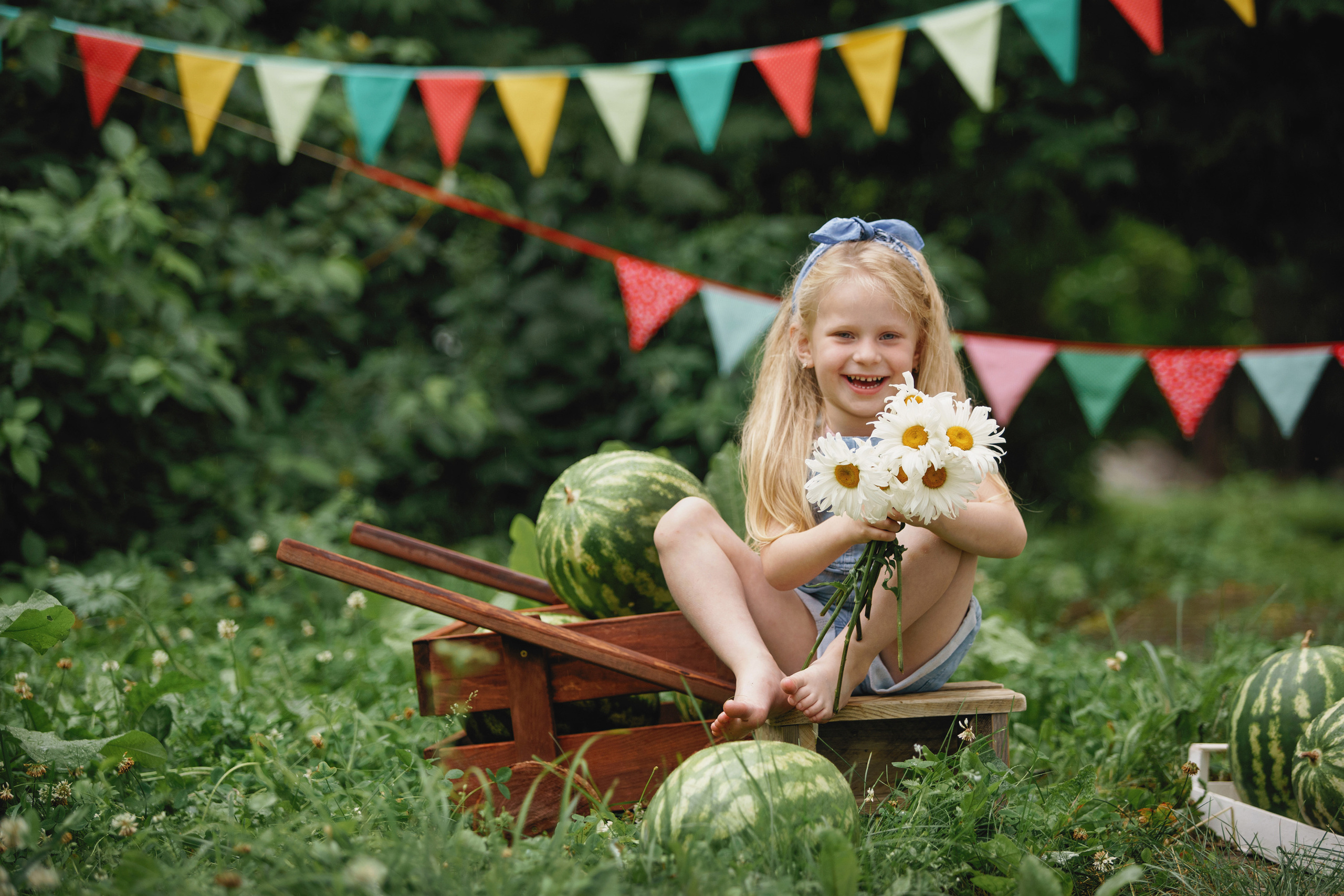 Фотосессия с арбузами. Фотомастерская Воробьевых