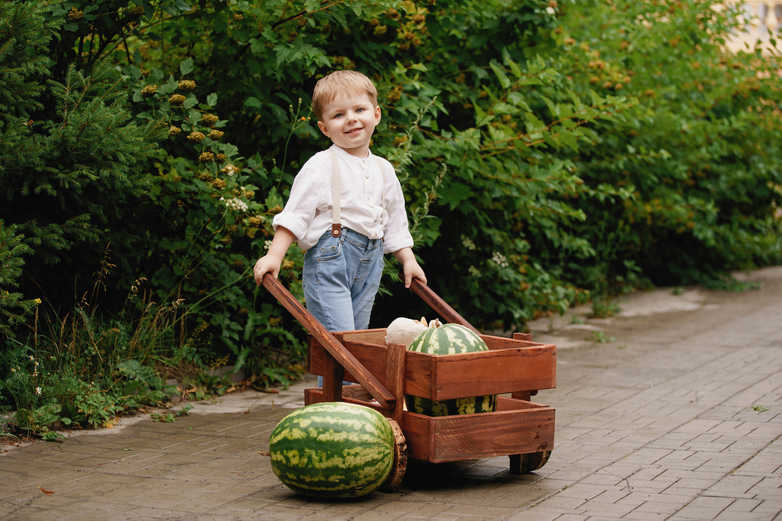 Фотосессия с арбузами. Фотомастерская Воробьевых