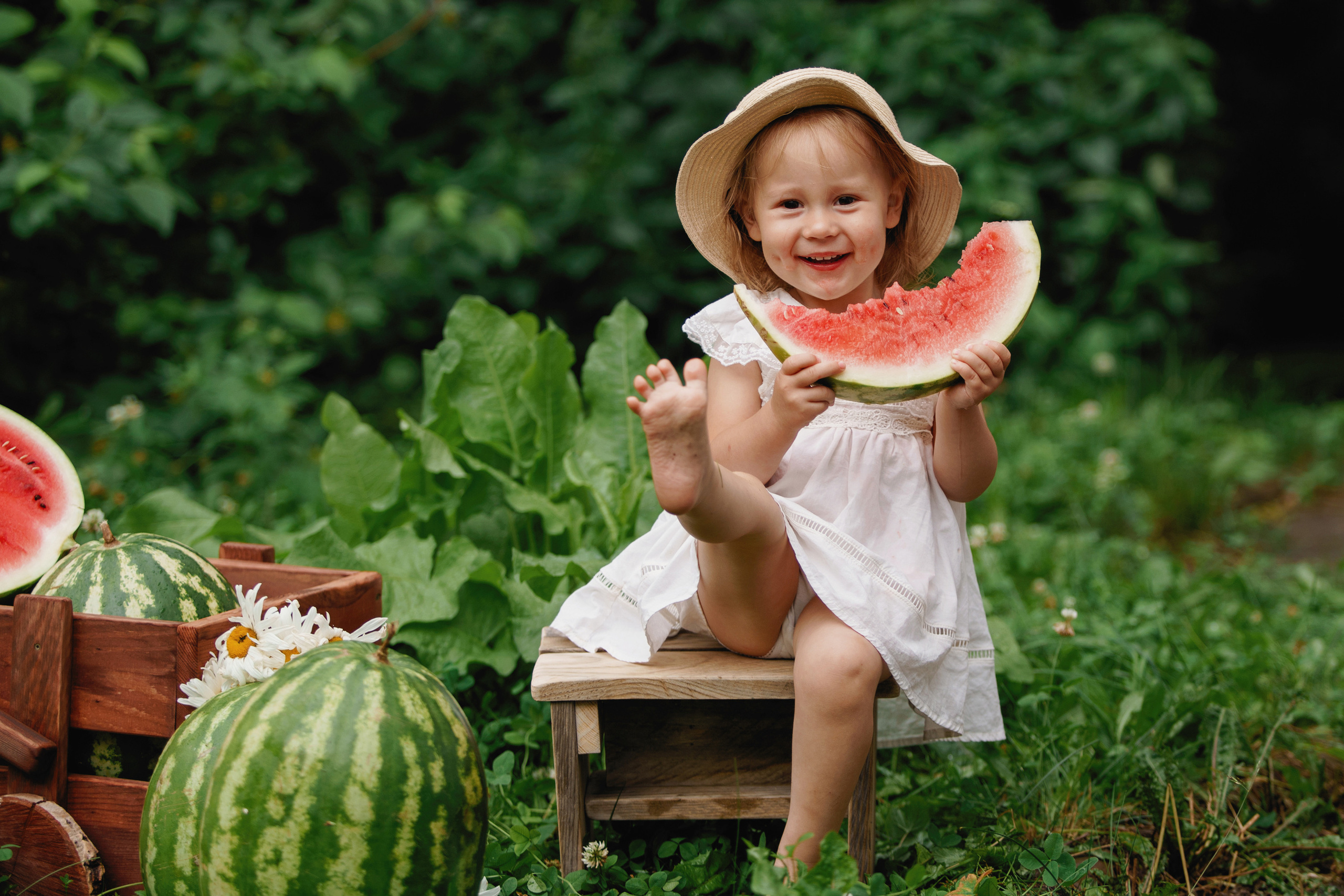 Фотосессия с арбузами. Фотомастерская Воробьевых