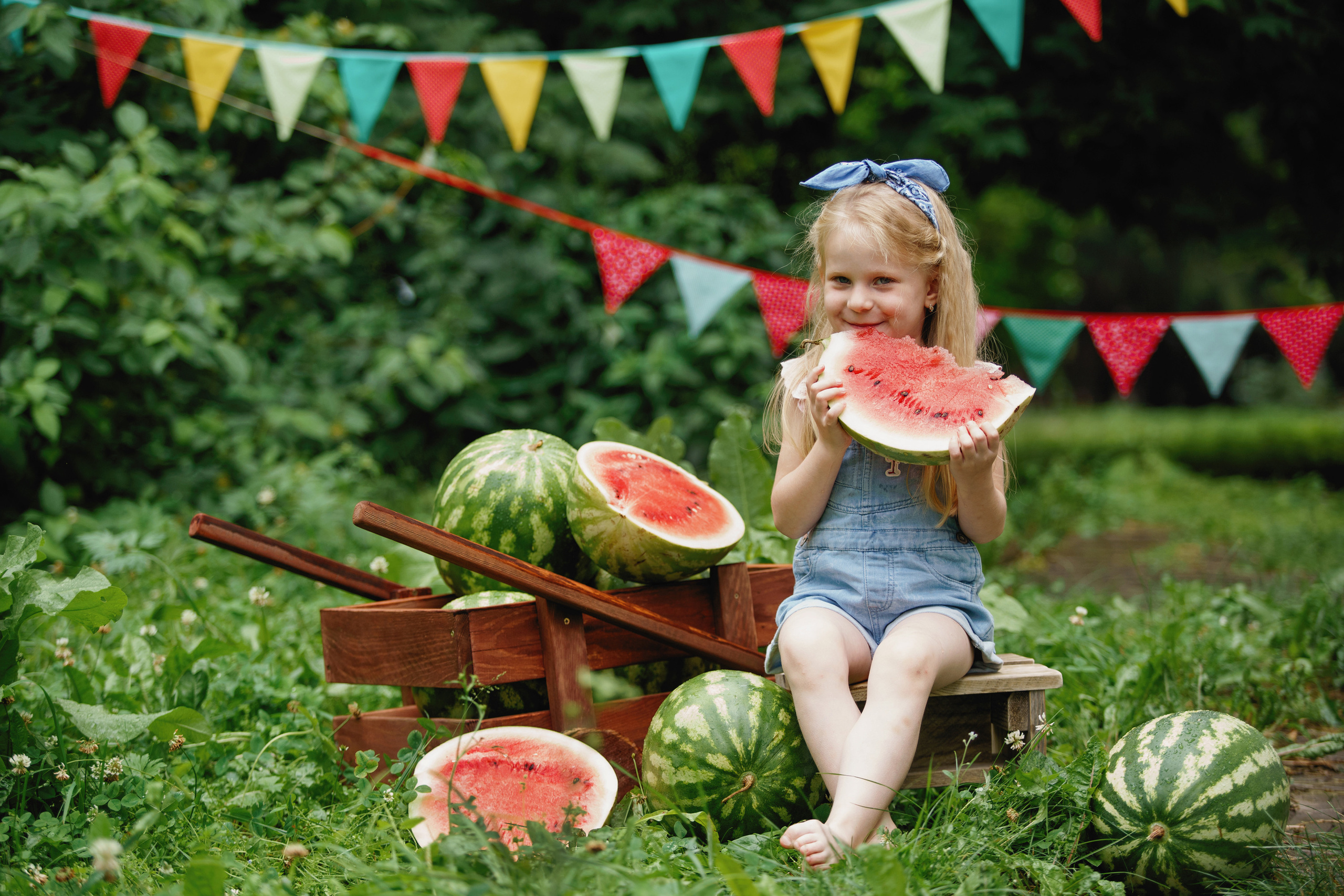 Фотосессия с арбузами. Фотомастерская Воробьевых