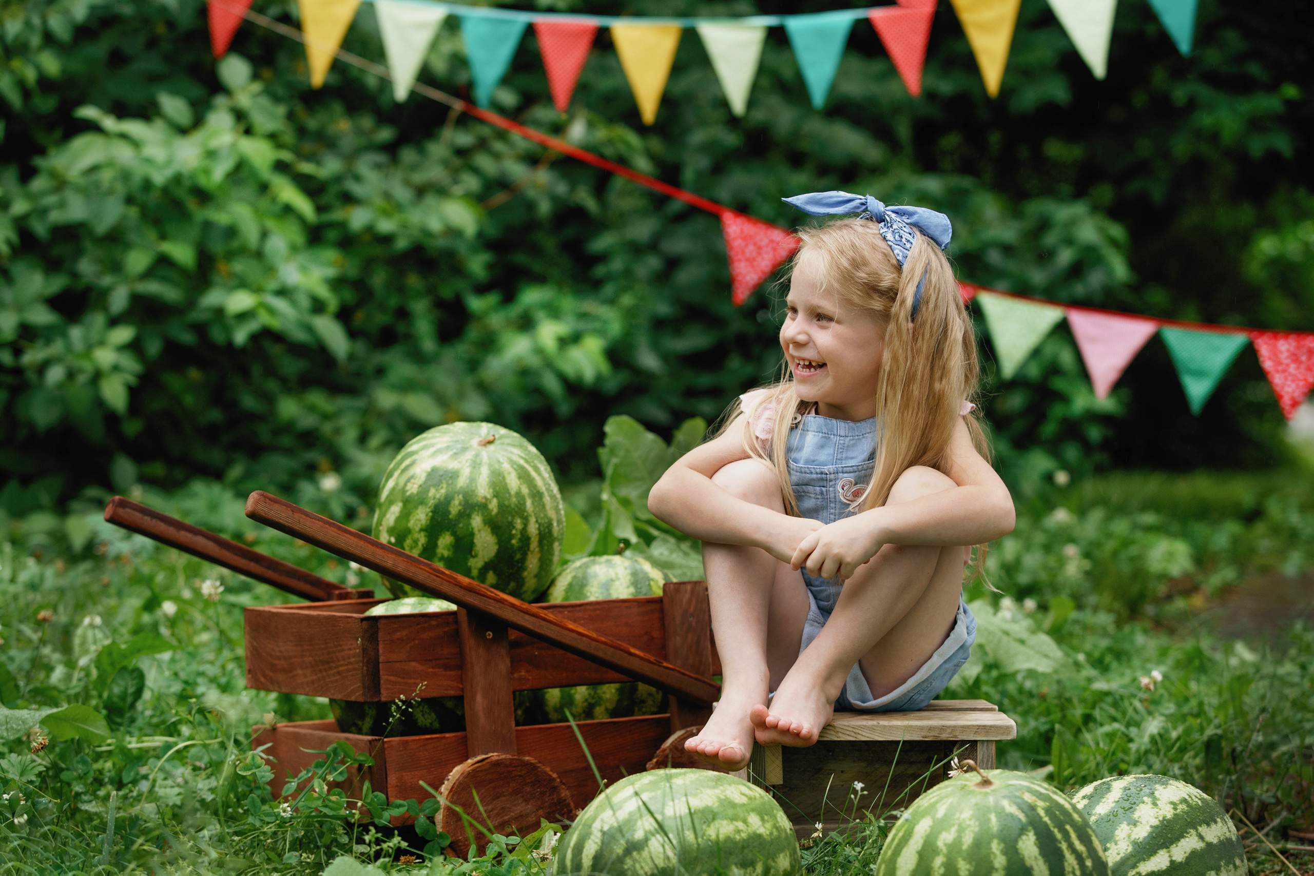 Фотосессия с арбузами. Фотомастерская Воробьевых