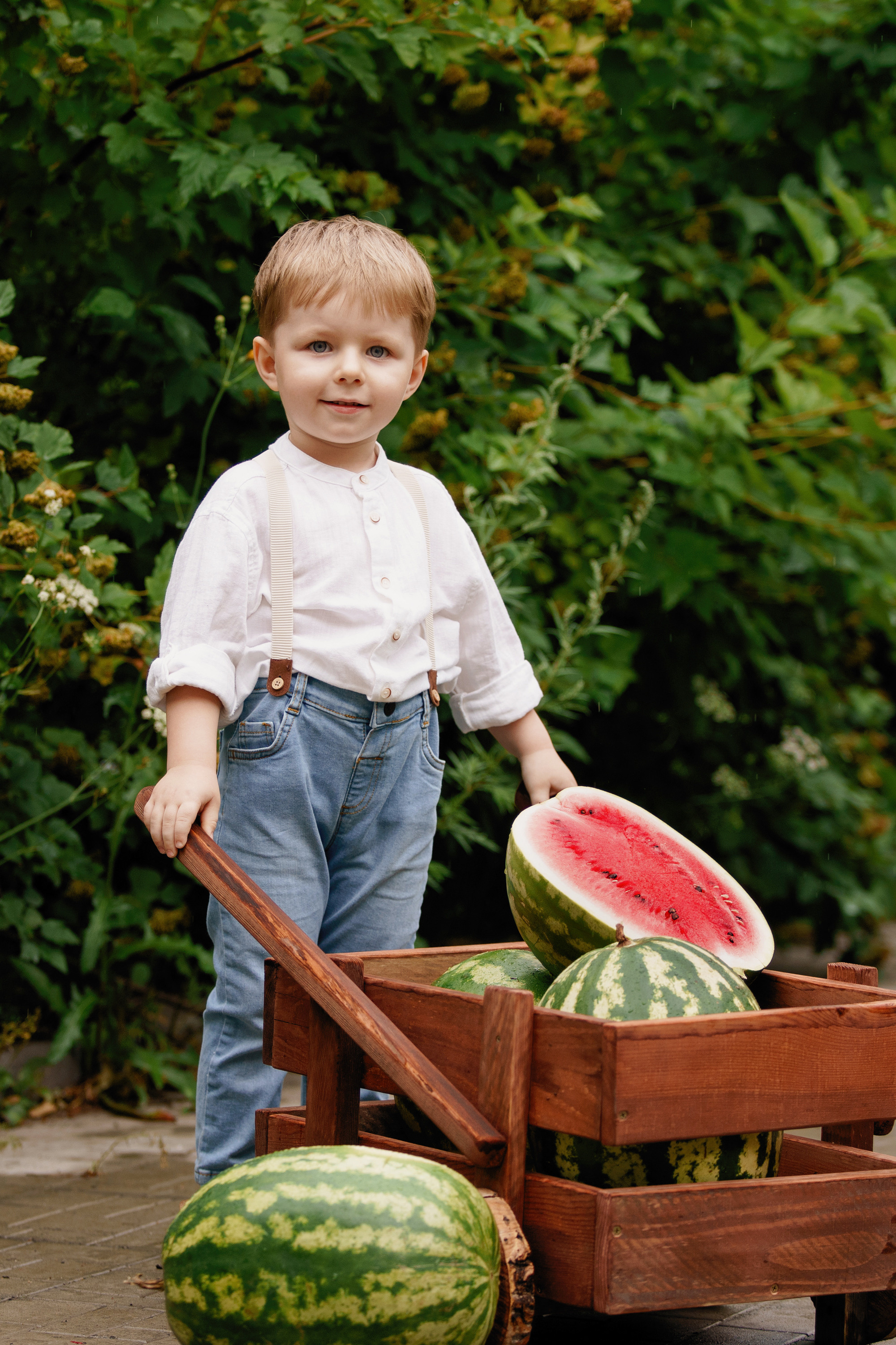 Фотосессия с арбузами. Фотомастерская Воробьевых