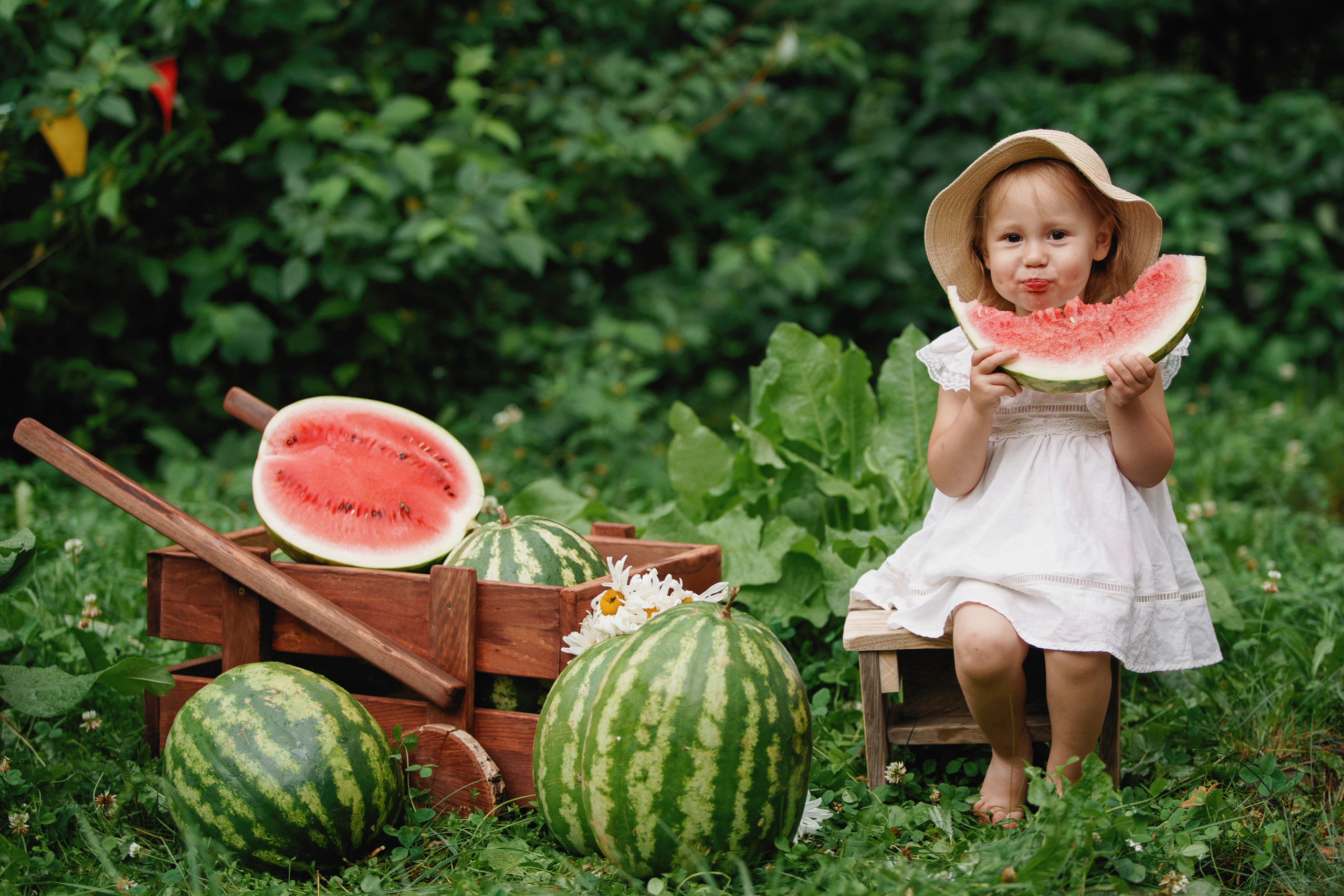 Фотосессия с арбузами. Фотомастерская Воробьевых