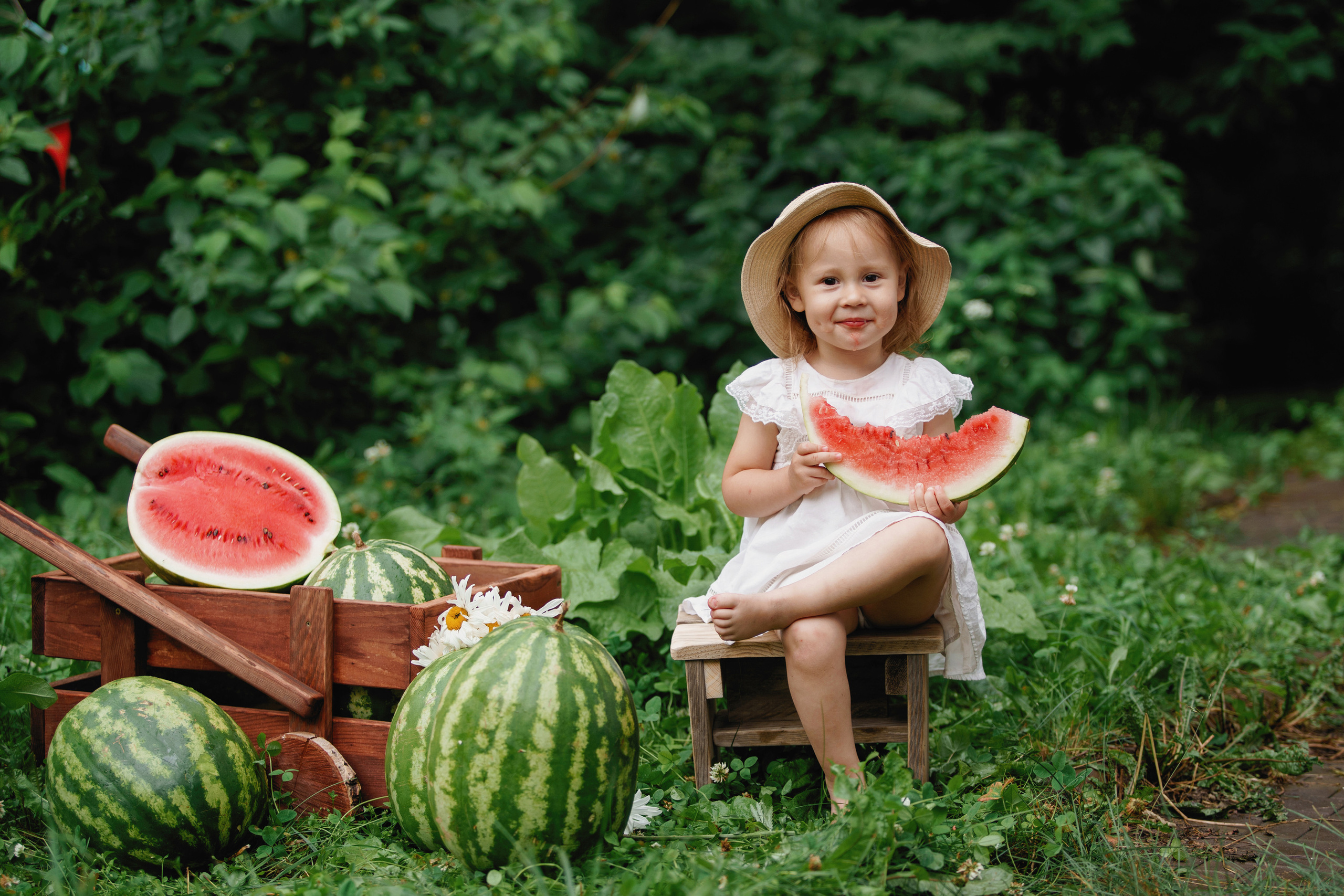 Фотосессия с арбузами. Фотомастерская Воробьевых