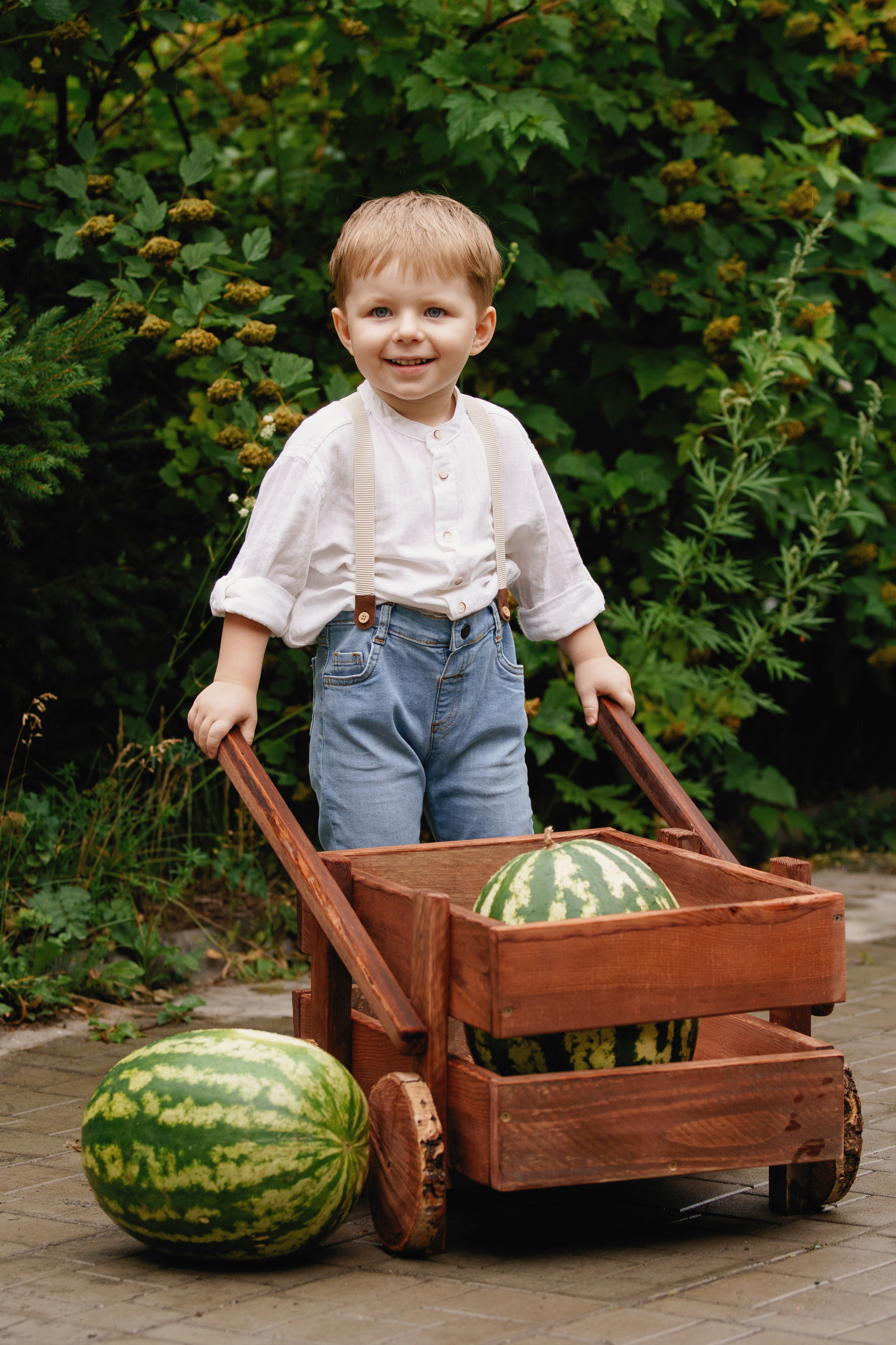 Фотосессия с арбузами. Фотомастерская Воробьевых