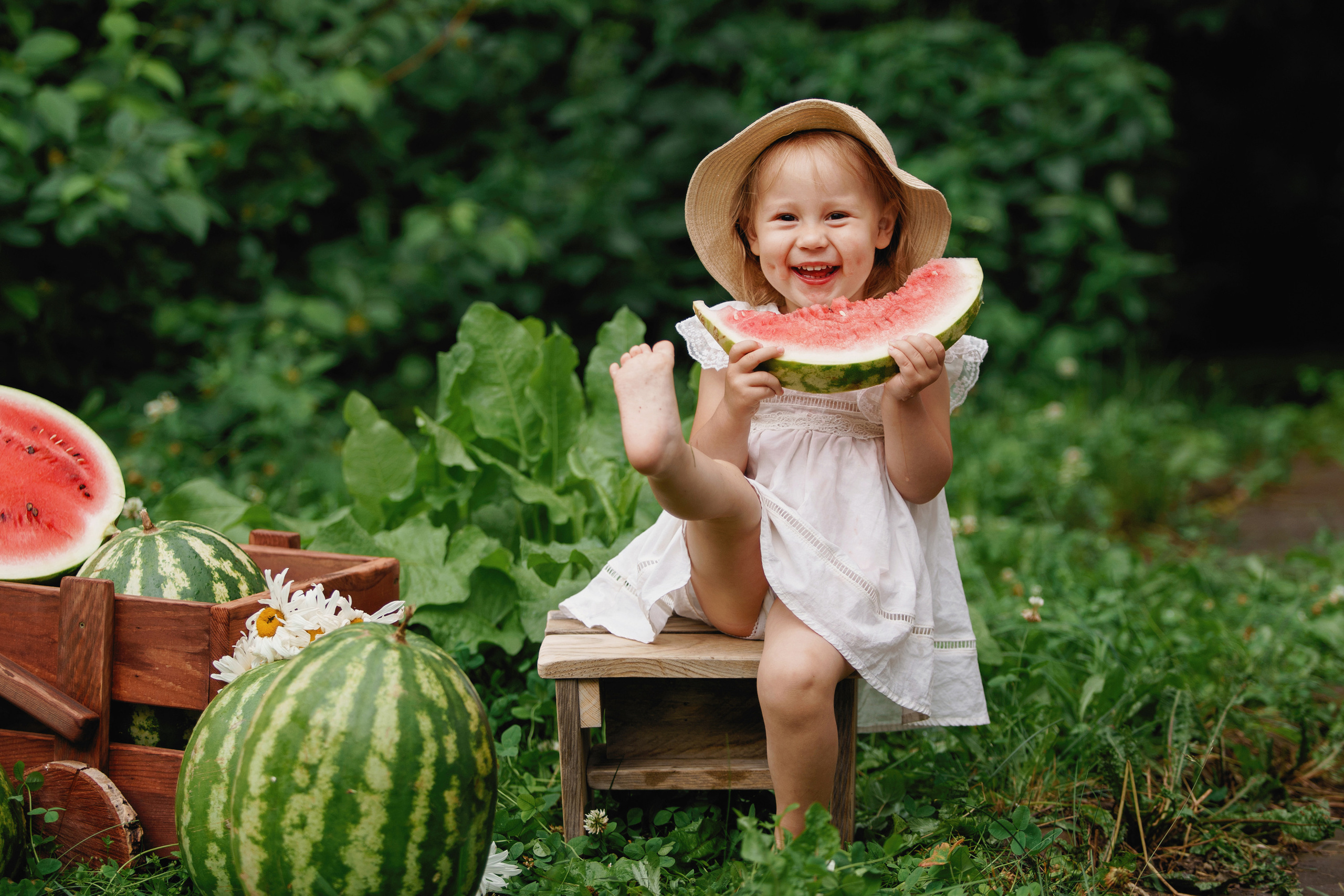 Фотосессия с арбузами. Фотомастерская Воробьевых