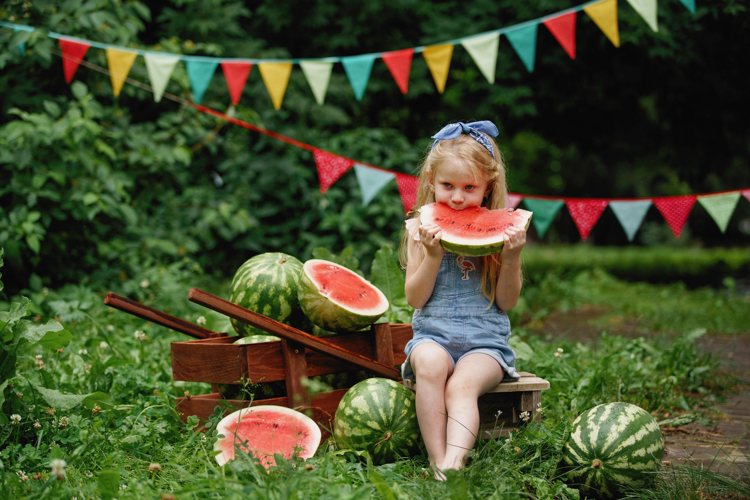 Фотосессия с арбузами. Фотомастерская Воробьевых