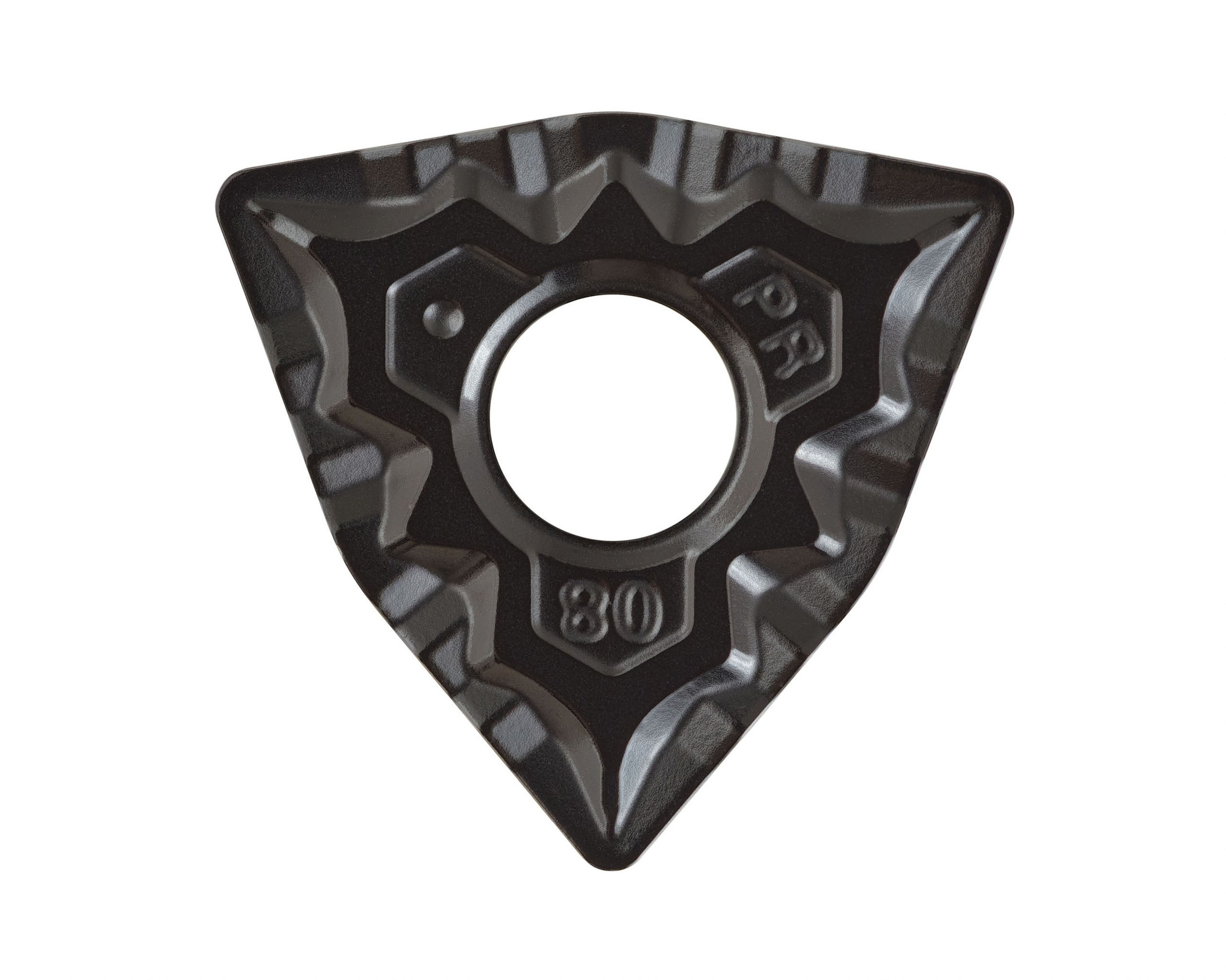 токарная пластина макрофотография