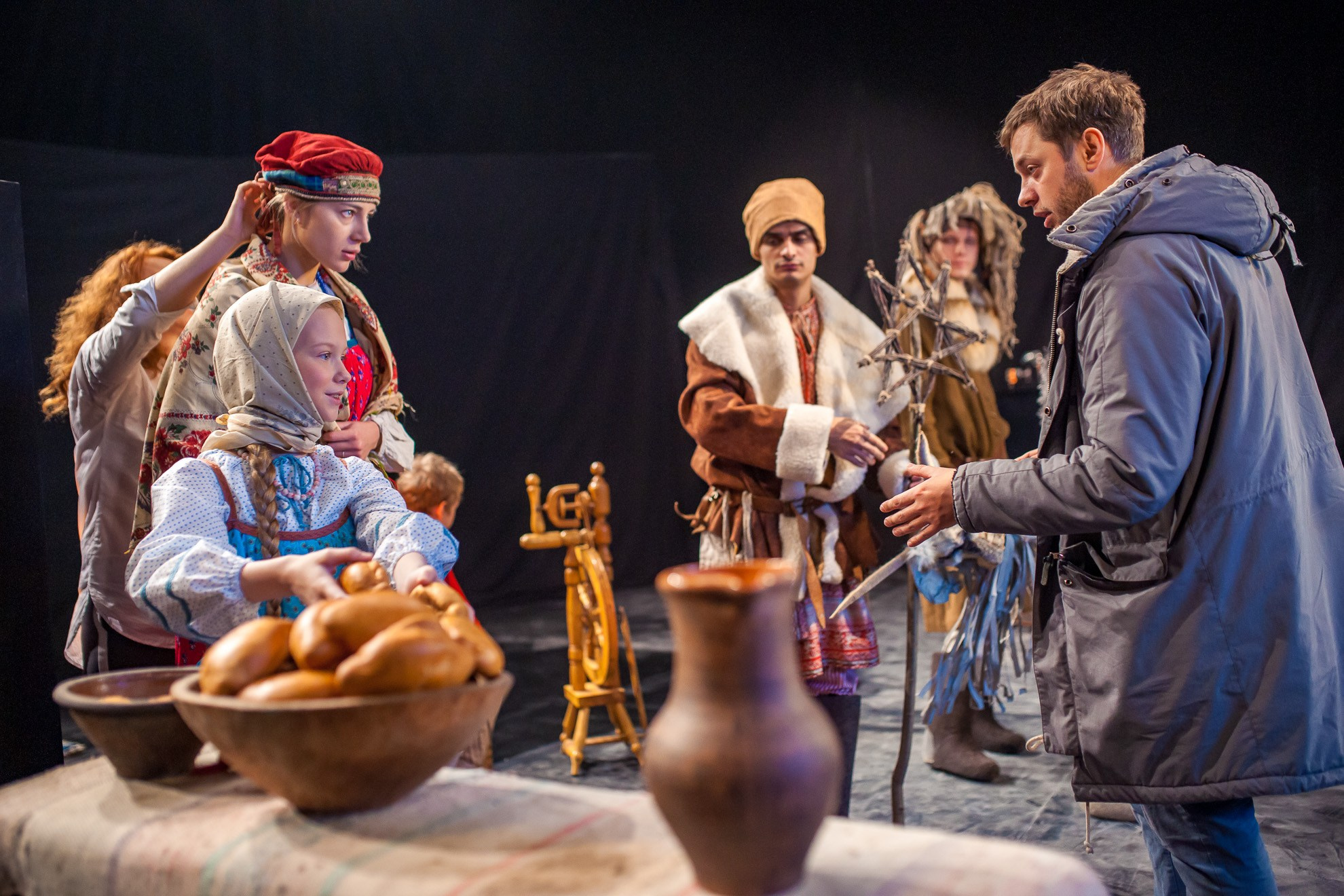 Backstage — Рождественская история. Репортажный фотограф в Москве Измалков Артем