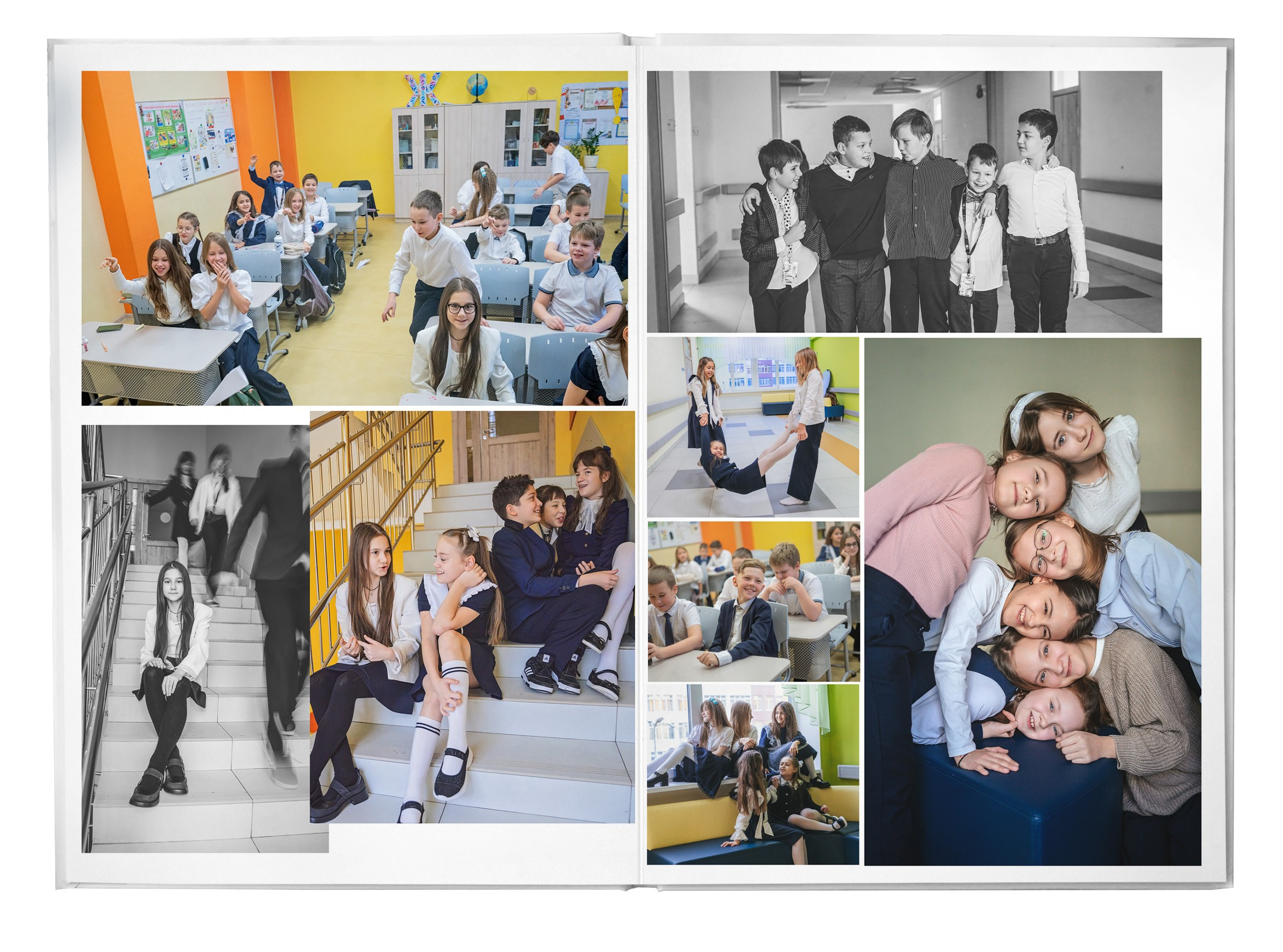 Выпускные альбомы для школ. Семейный и детский фотограф Марина Тувиста в Санкт-Петербурге
