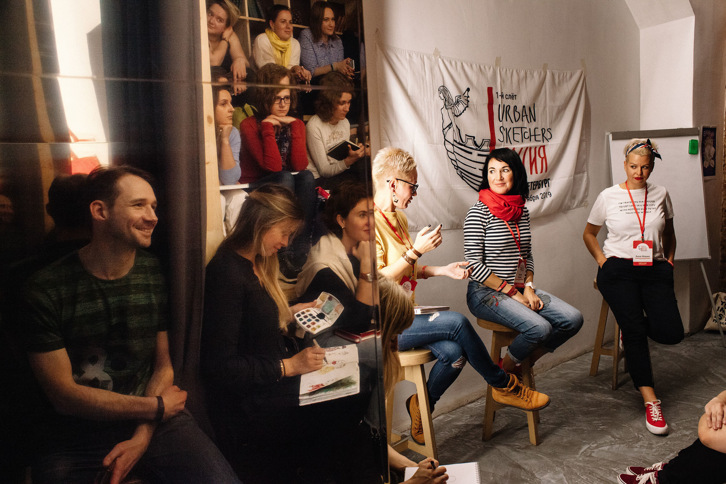 1-й слёт Urban Sketchers Россия SPb|Второй день. Семейный и свадебный фотограф в Майкопе Михаил Мартиросян