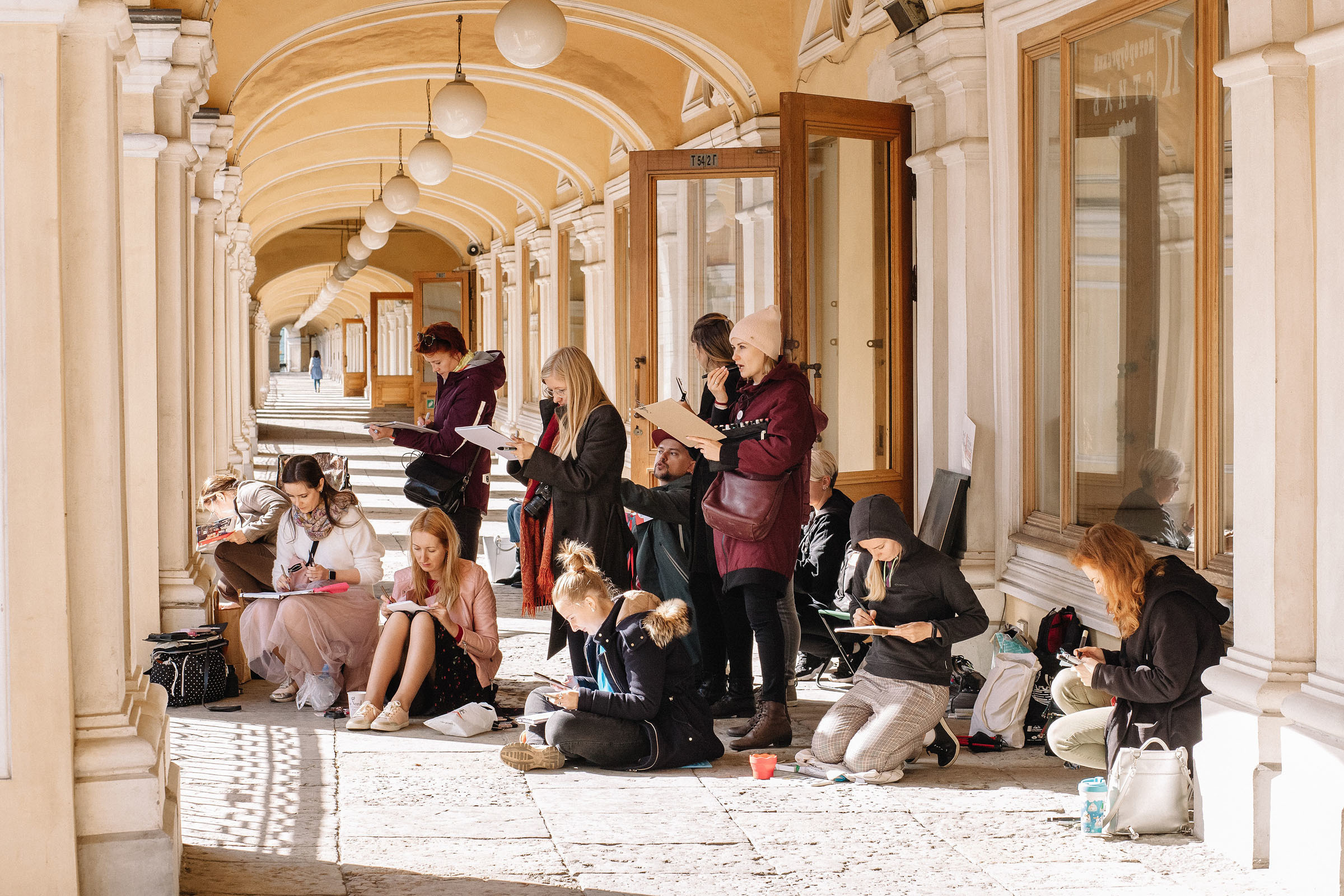 1-й слёт Urban Sketchers Россия SPb|Второй день. Семейный и свадебный фотограф в Майкопе Михаил Мартиросян