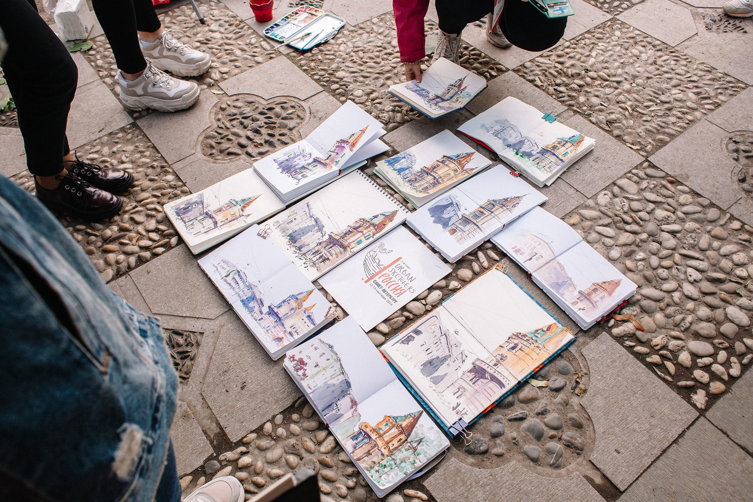 1-й слёт Urban Sketchers Россия SPb|Второй день. Семейный и свадебный фотограф в Майкопе Михаил Мартиросян