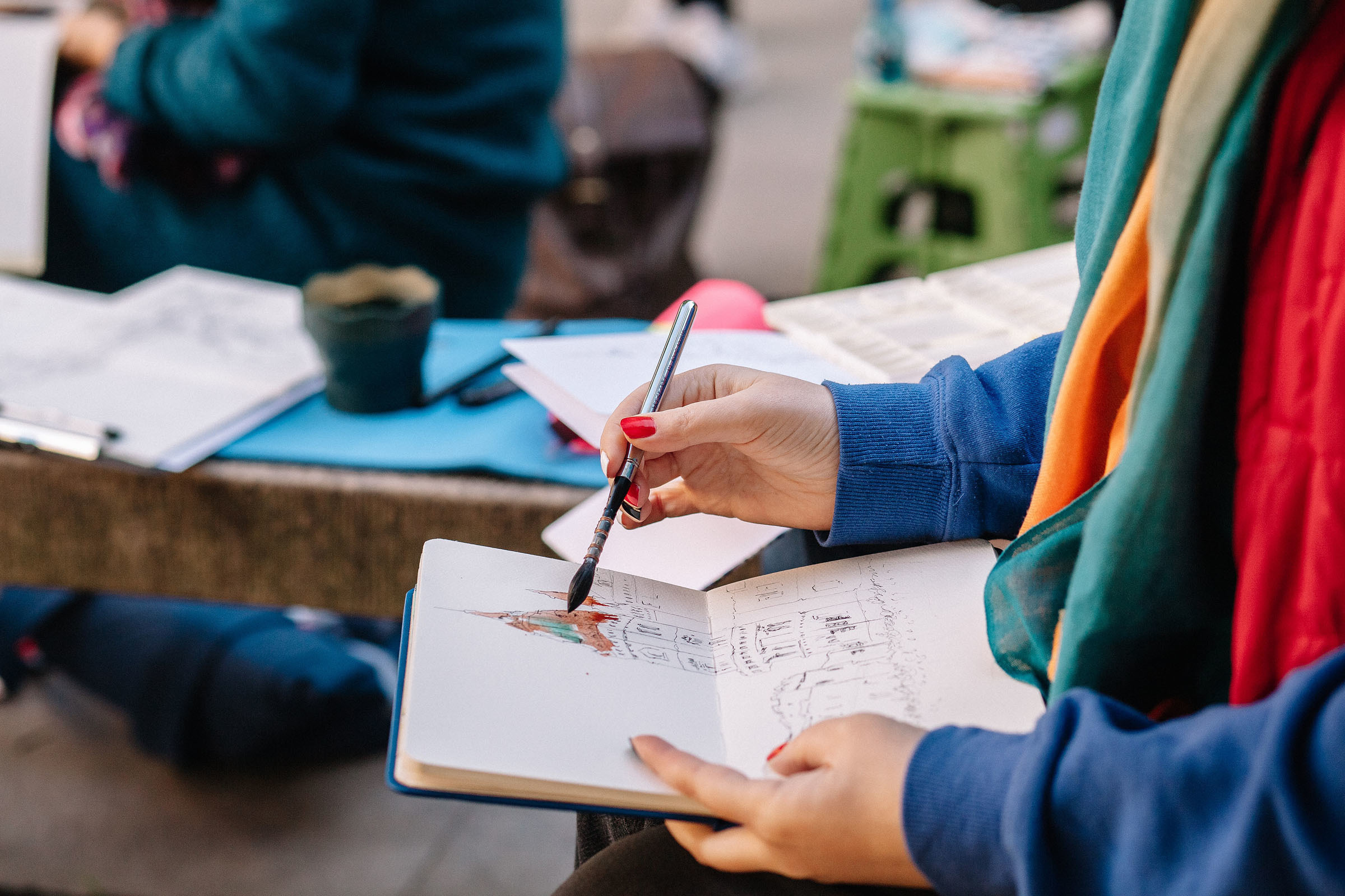 1-й слёт Urban Sketchers Россия SPb|Второй день. Семейный и свадебный фотограф в Майкопе Михаил Мартиросян