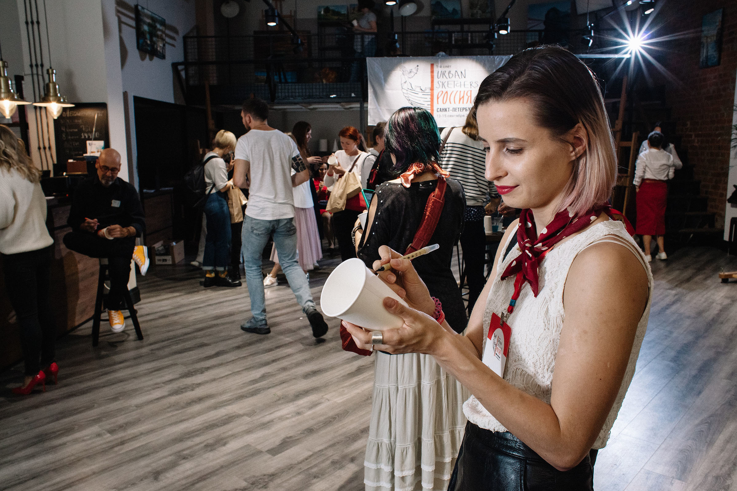 Первый слёт урбан скетчеров в Санкт-Петербурге  USKRussia 2019. Семейный и свадебный фотограф в Майкопе Михаил Мартиросян