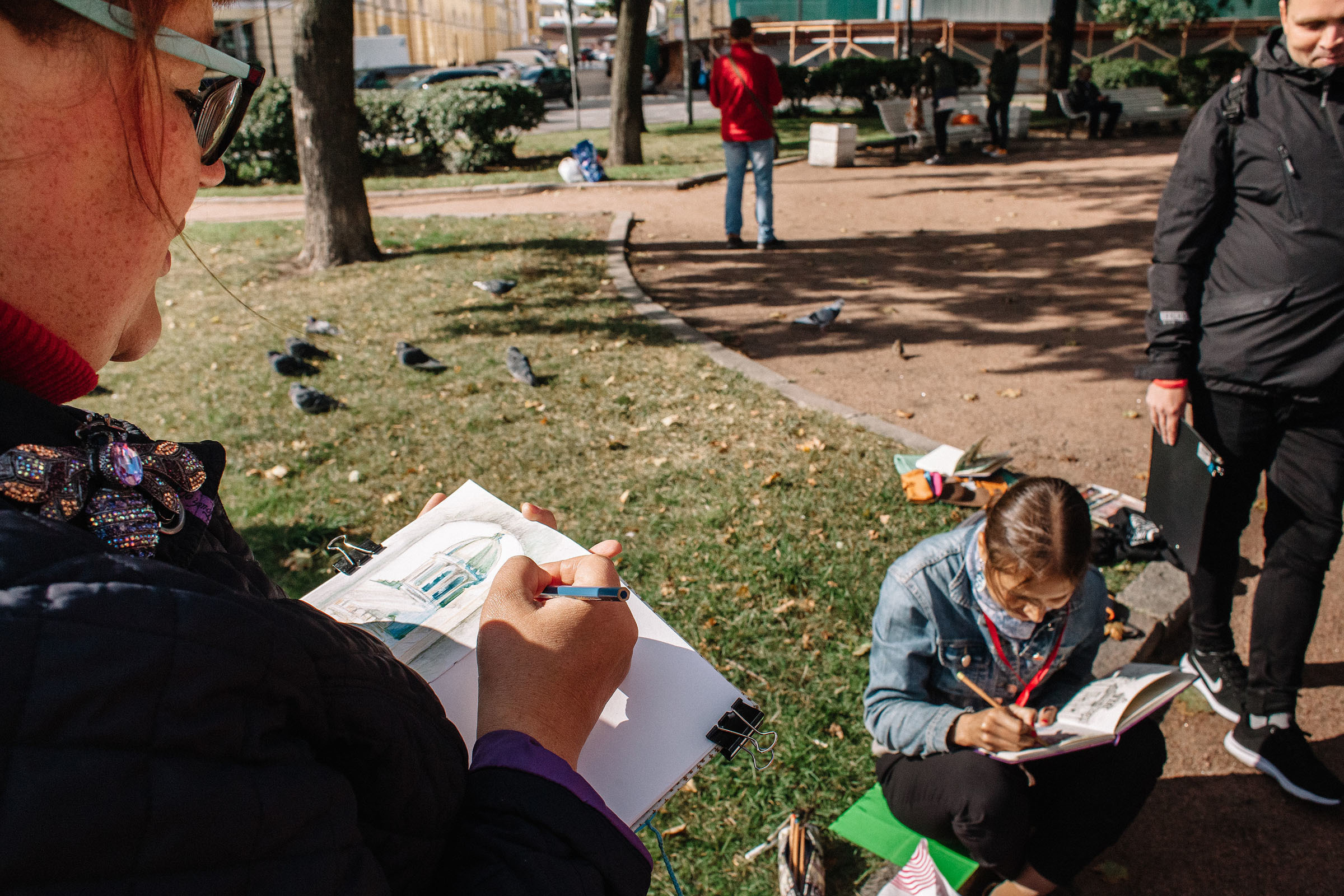1-й слёт Urban Sketchers Россия SPb|Второй день. Семейный и свадебный фотограф в Майкопе Михаил Мартиросян