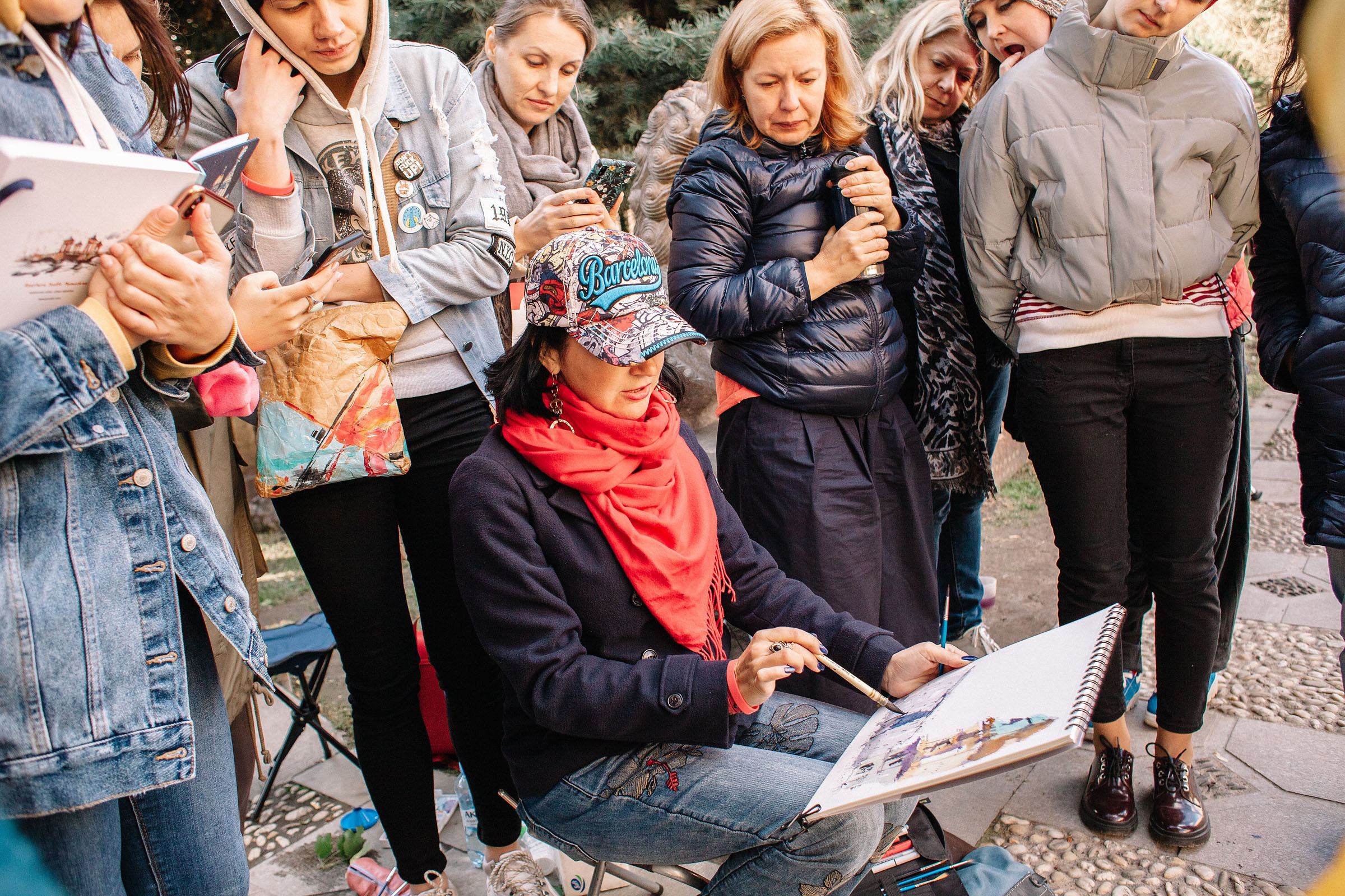 1-й слёт Urban Sketchers Россия SPb|Второй день. Семейный и свадебный фотограф в Майкопе Михаил Мартиросян