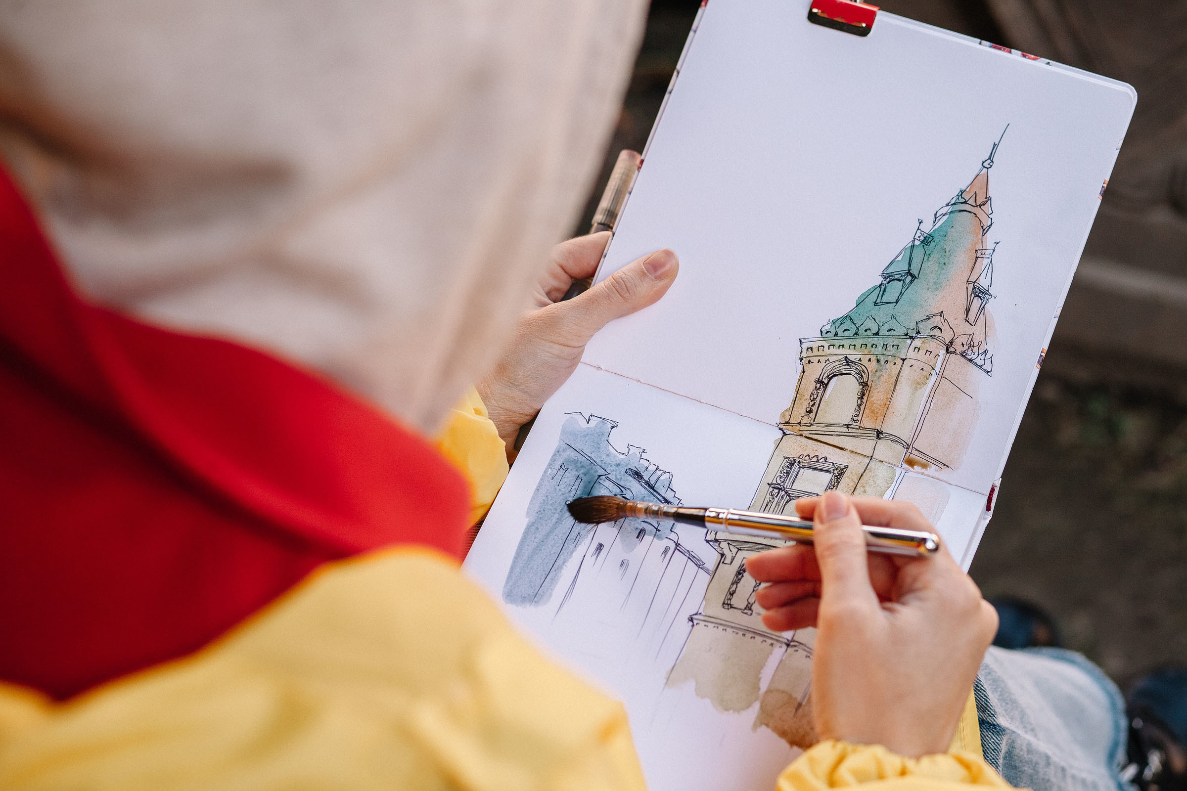 1-й слёт Urban Sketchers Россия SPb|Второй день. Семейный и свадебный фотограф в Майкопе Михаил Мартиросян