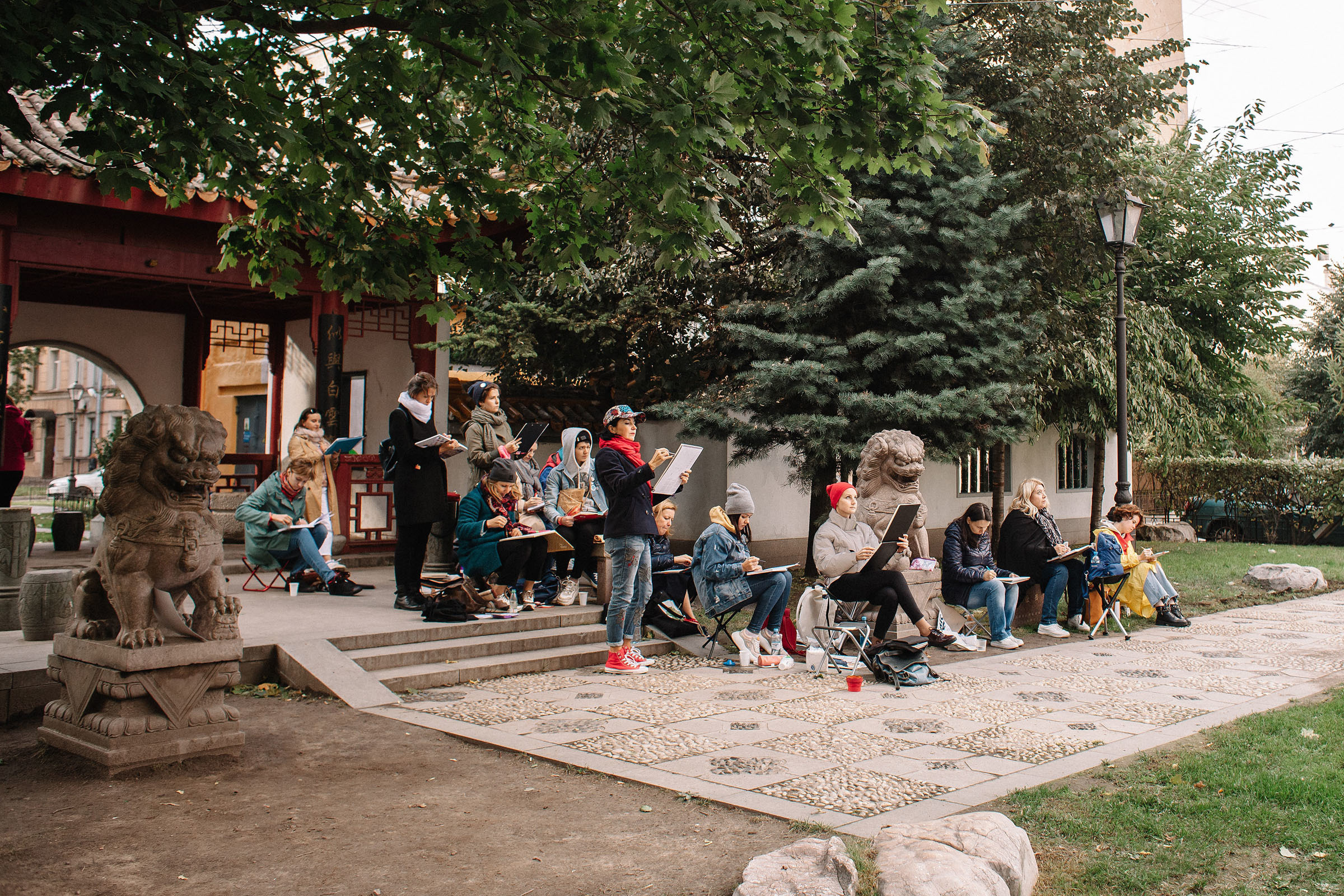 1-й слёт Urban Sketchers Россия SPb|Второй день. Семейный и свадебный фотограф в Майкопе Михаил Мартиросян